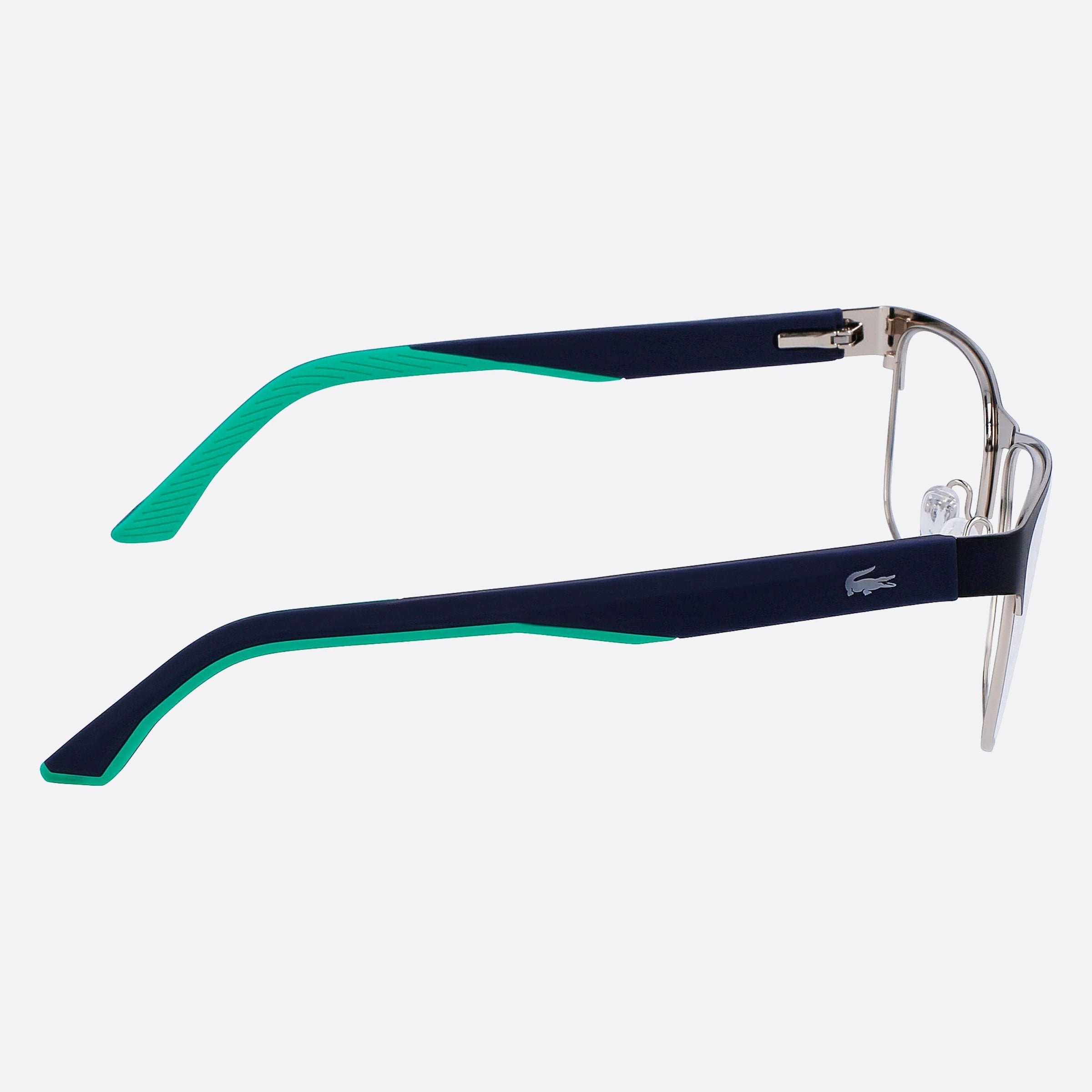 Lacoste 54mm L2291 Blue Squared Men Eyeglasses - Additional Angle