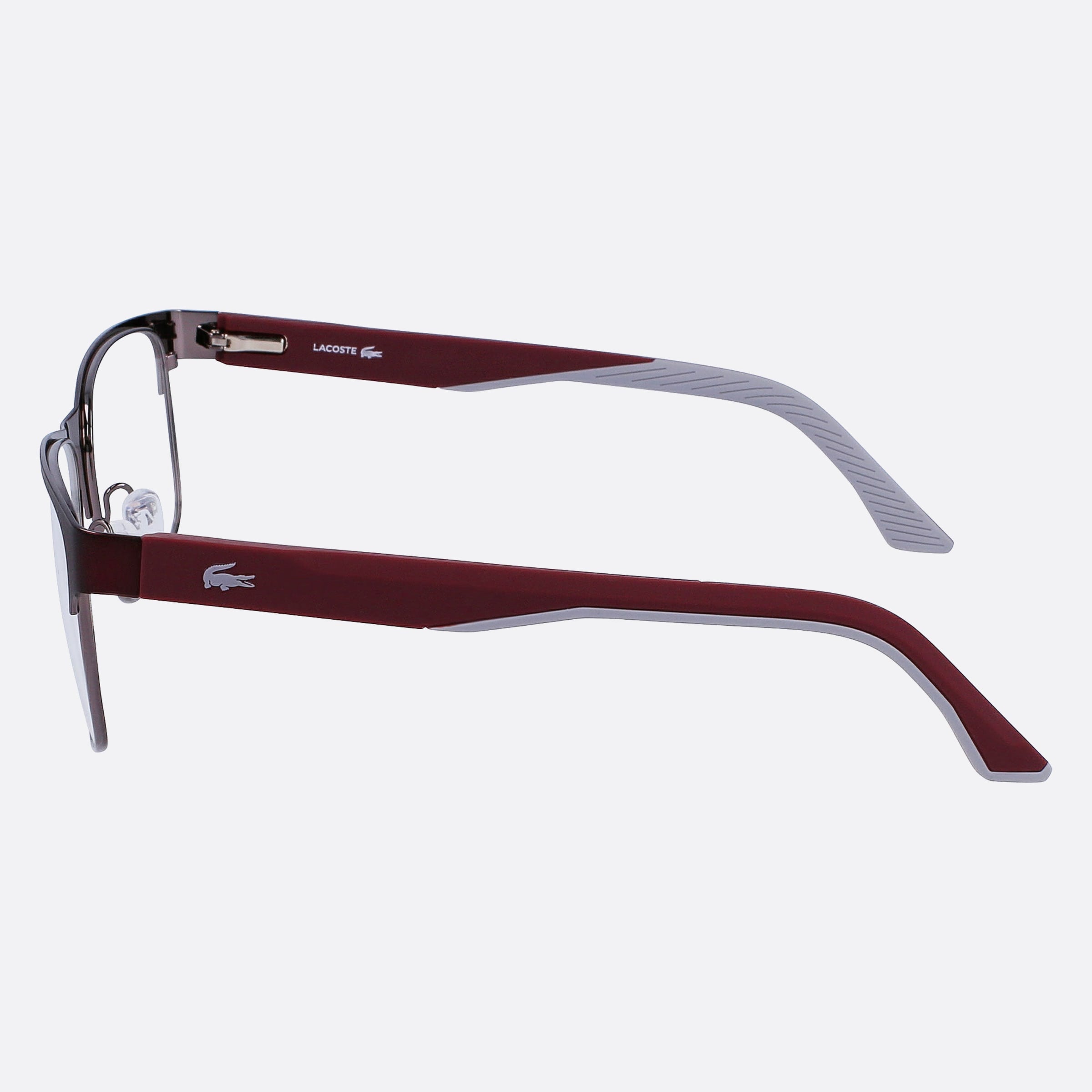 Lacoste 54mm L2291 Red Squared Men Eyeglasses - Detail View