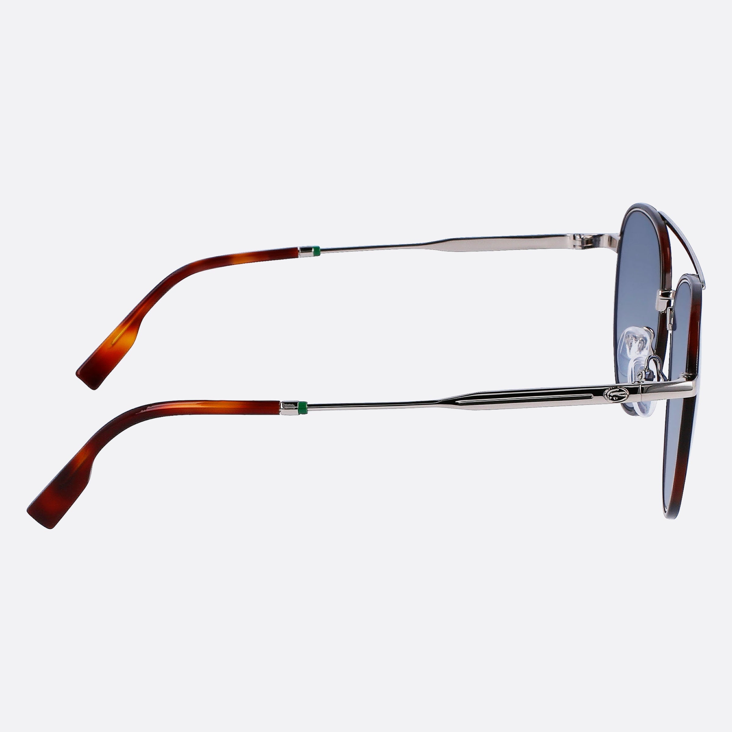 Lacoste 53mm L258s Havana Pilot Men Sunglasses - Additional Angle