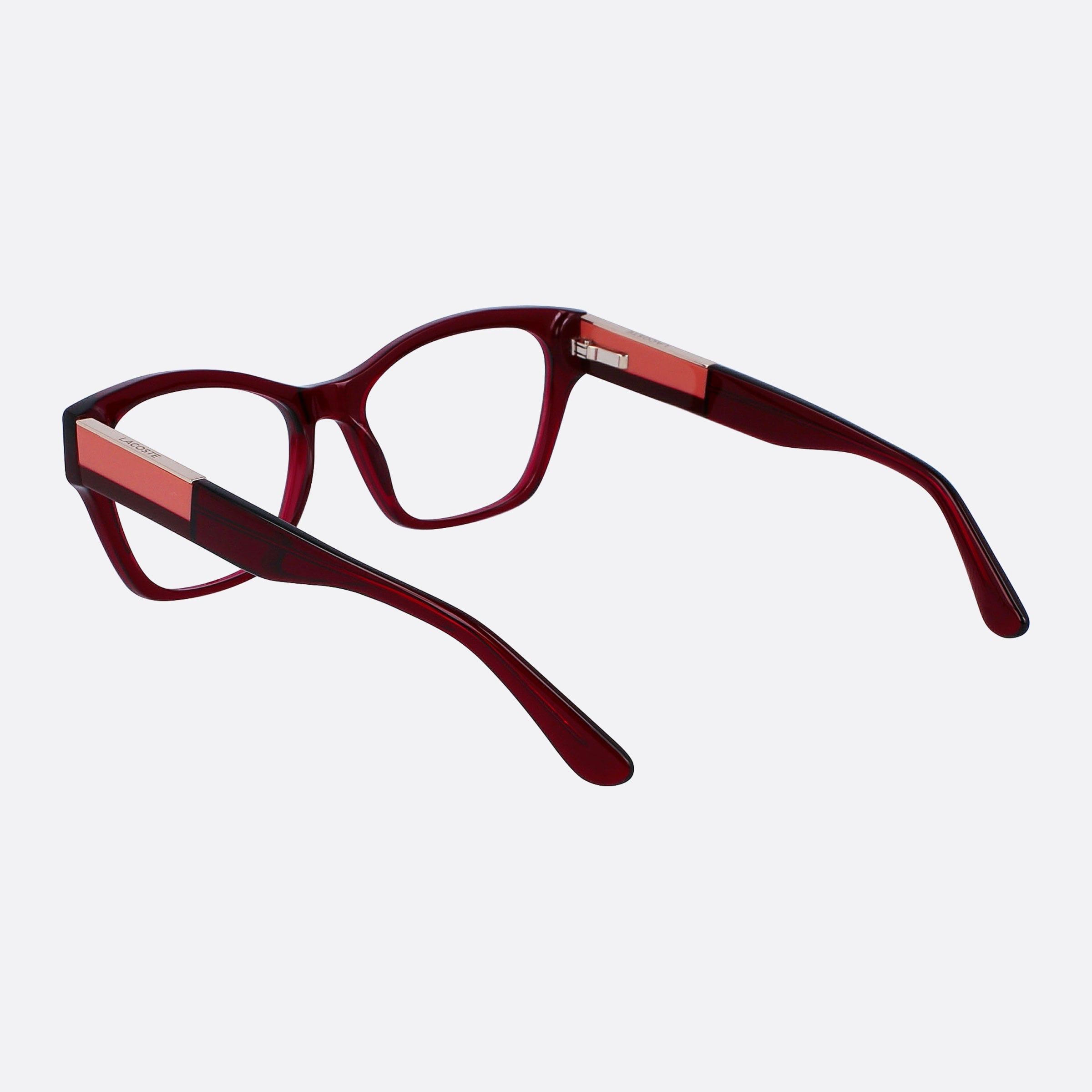 Lacoste 54mm L2919 Red Squared Women Eyeglasses - Lifestyle Shot