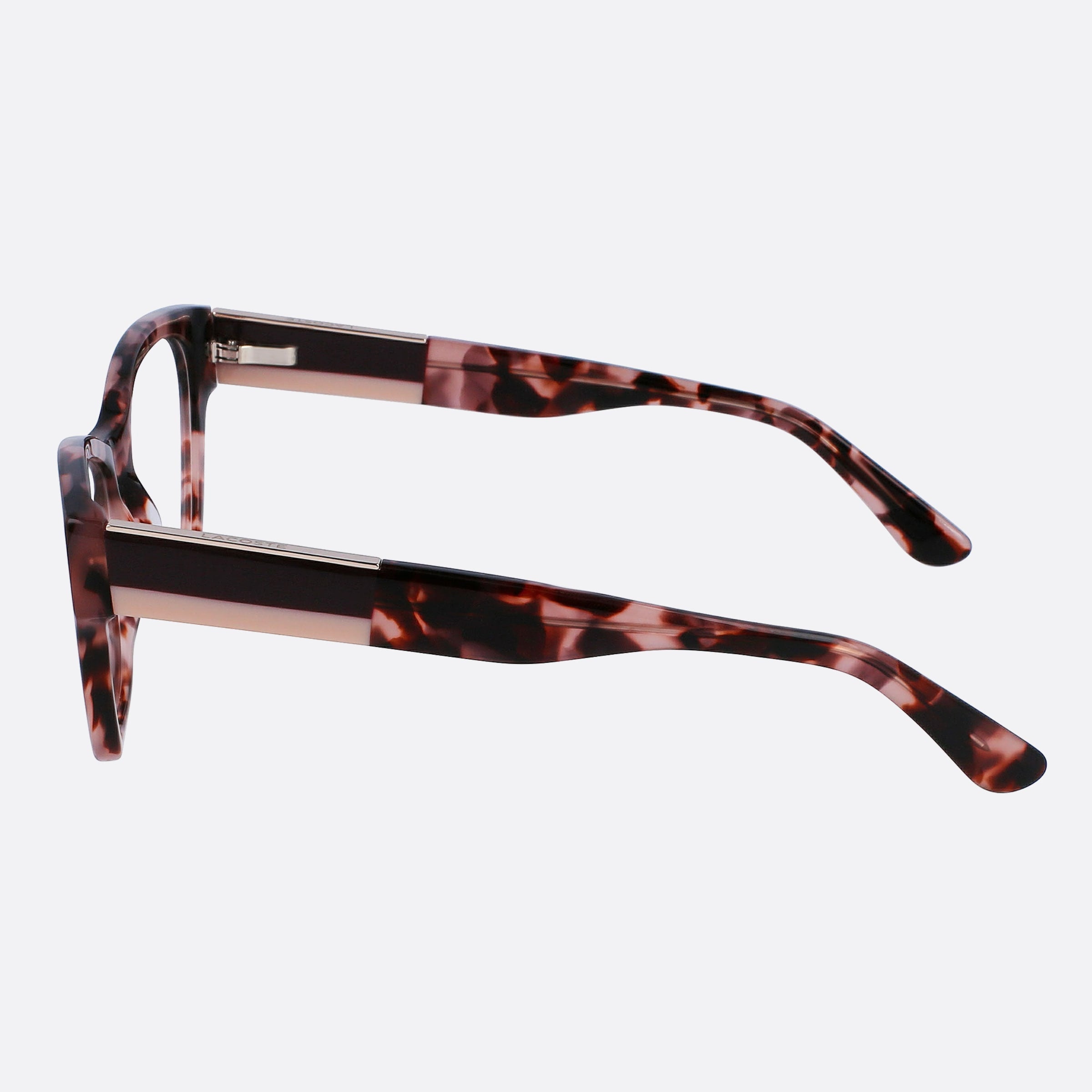 Lacoste 54mm L2919 Havana Squared Women Eyeglasses - Detail View