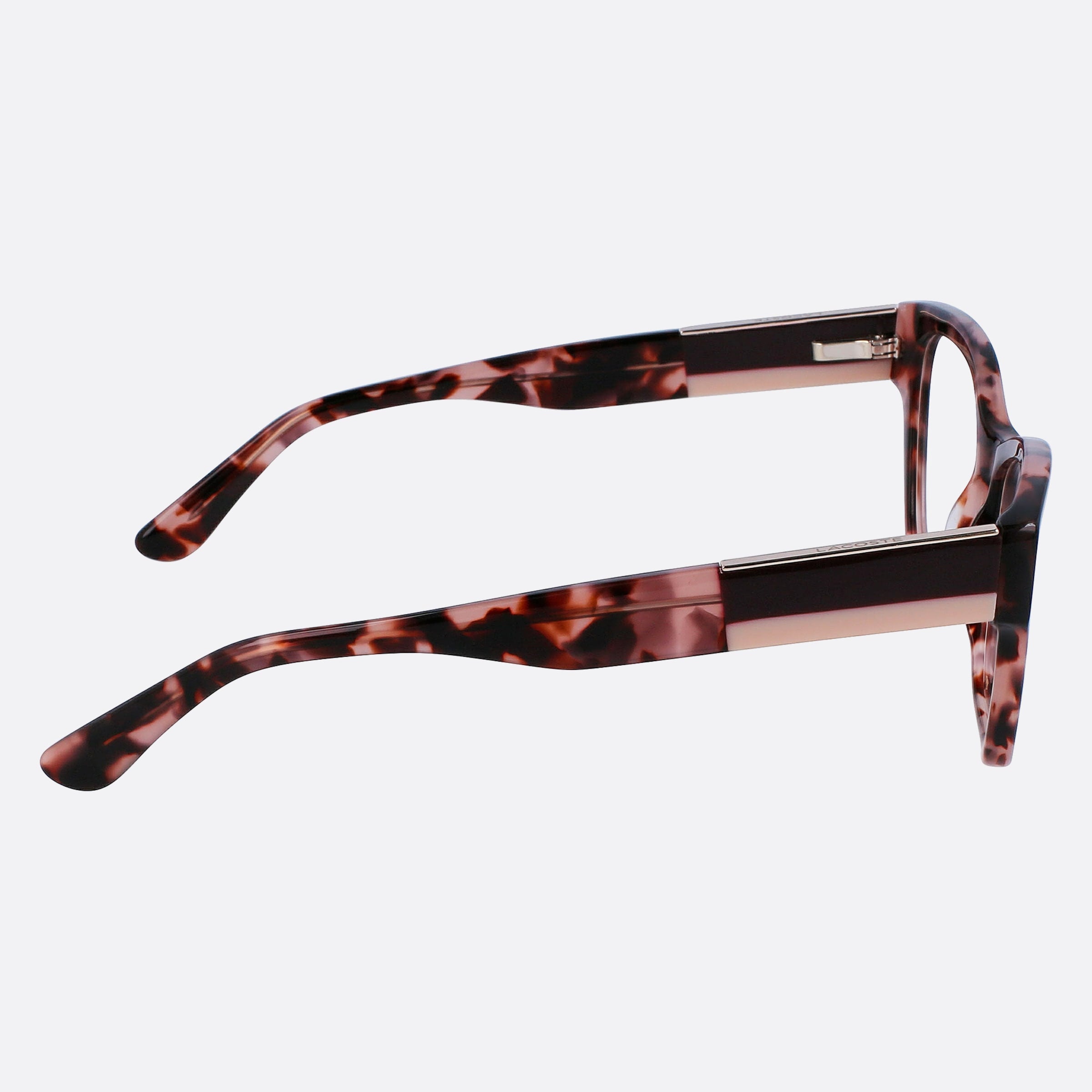 Lacoste 54mm L2919 Havana Squared Women Eyeglasses - Additional Angle