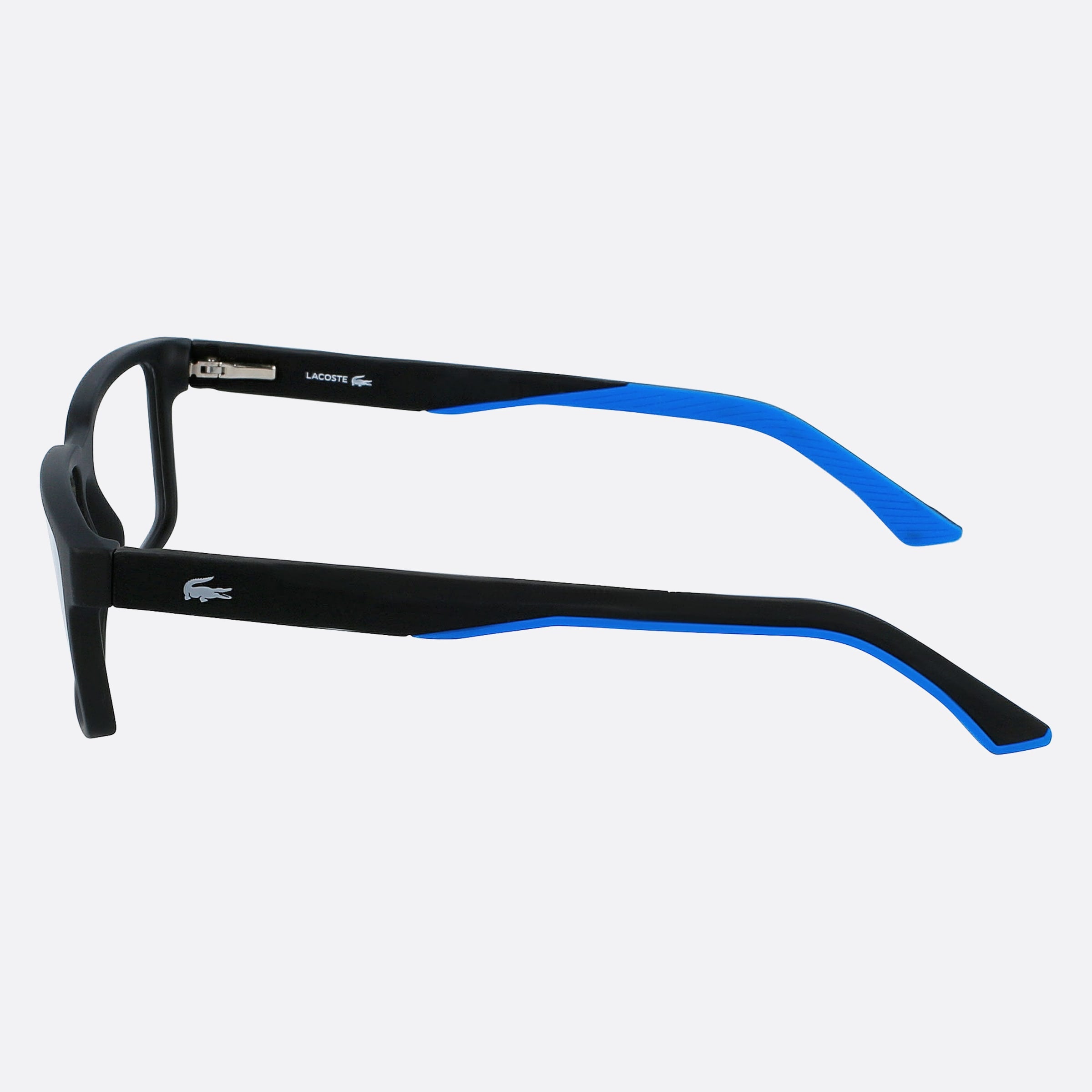 Lacoste 53mm L2922 Black Squared Men Eyeglasses - Detail View