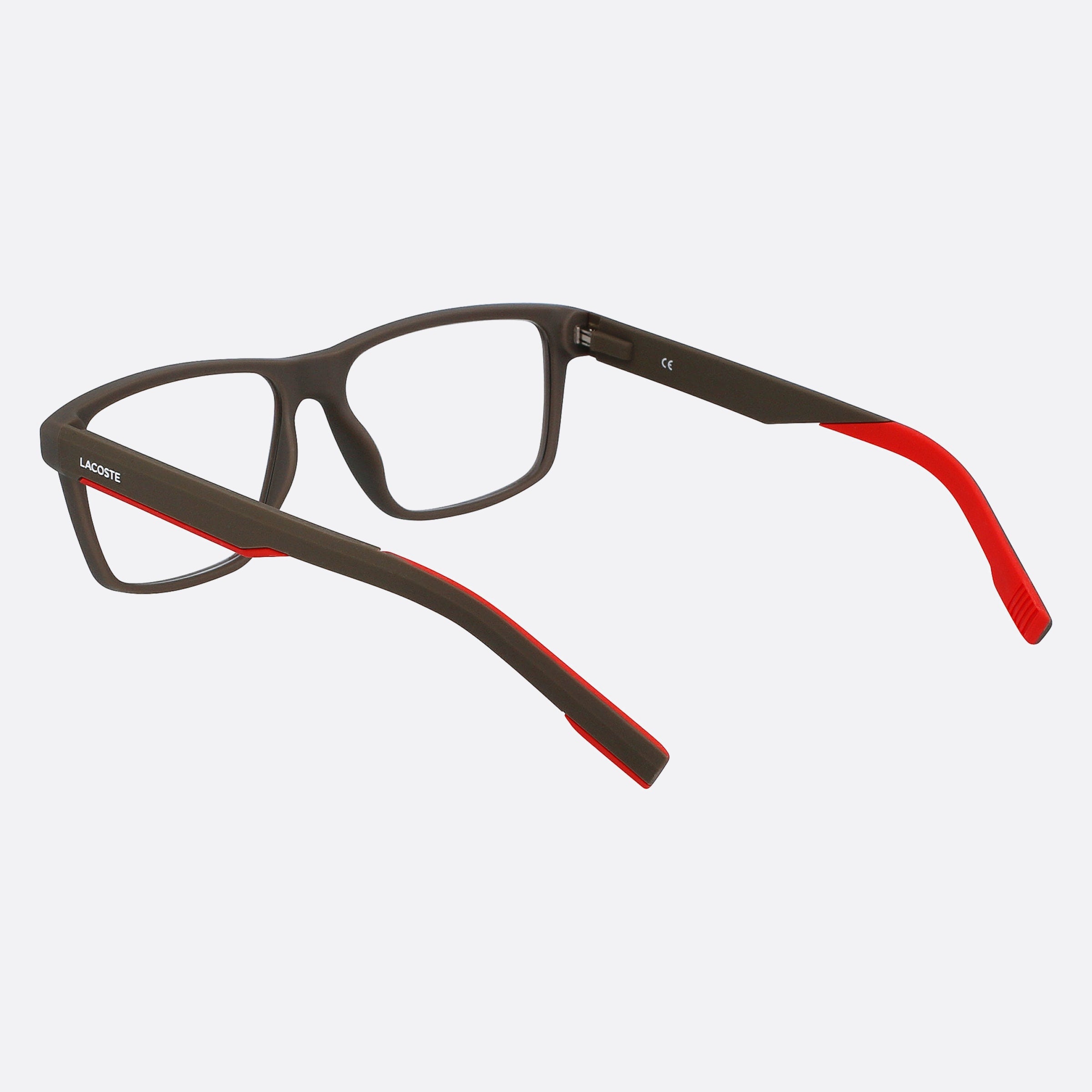 Lacoste 57mm L2923 Grey Squared Men Eyeglasses - Lifestyle Shot