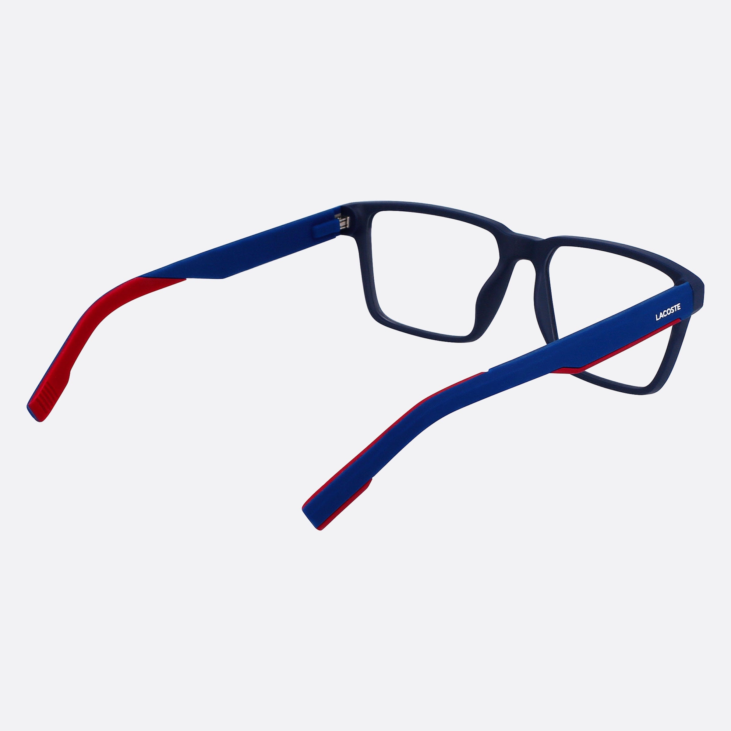 Lacoste 56mm L2924 Blue Squared Men Eyeglasses - Additional Angle