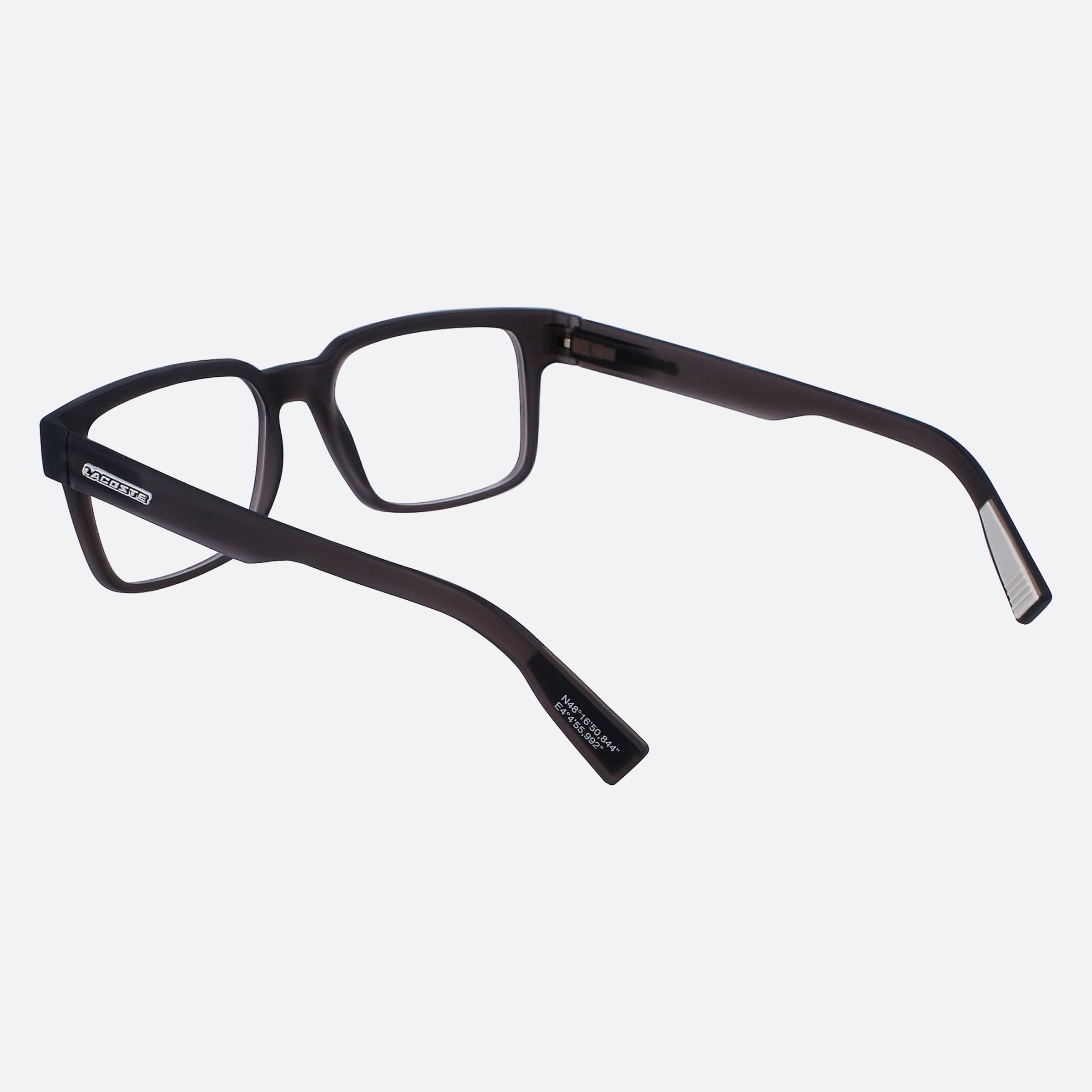 Lacoste 53mm L2928 Grey Squared Men Eyeglasses - Lifestyle Shot