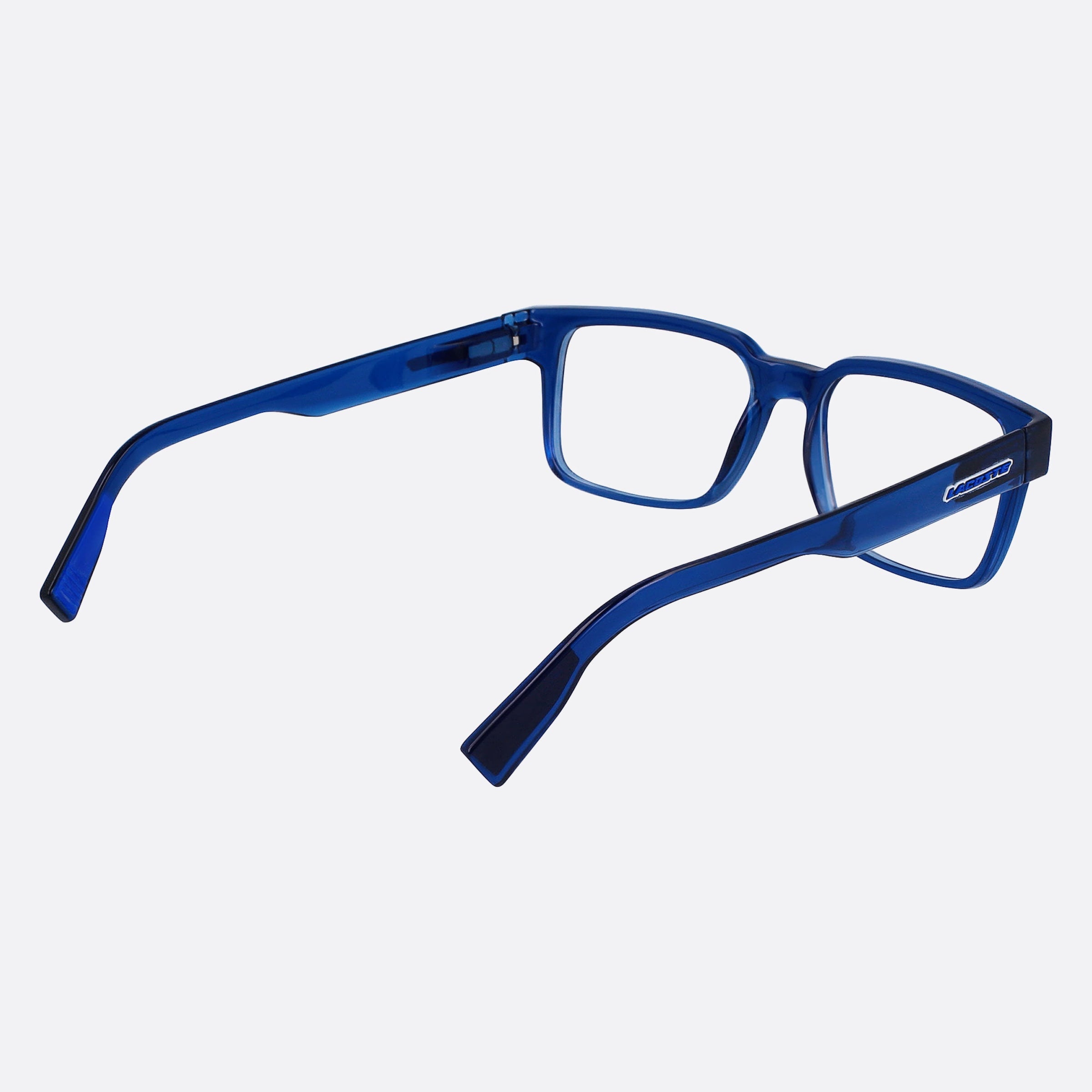 Lacoste 53mm L2928 Blue Squared Men Eyeglasses - Additional Angle