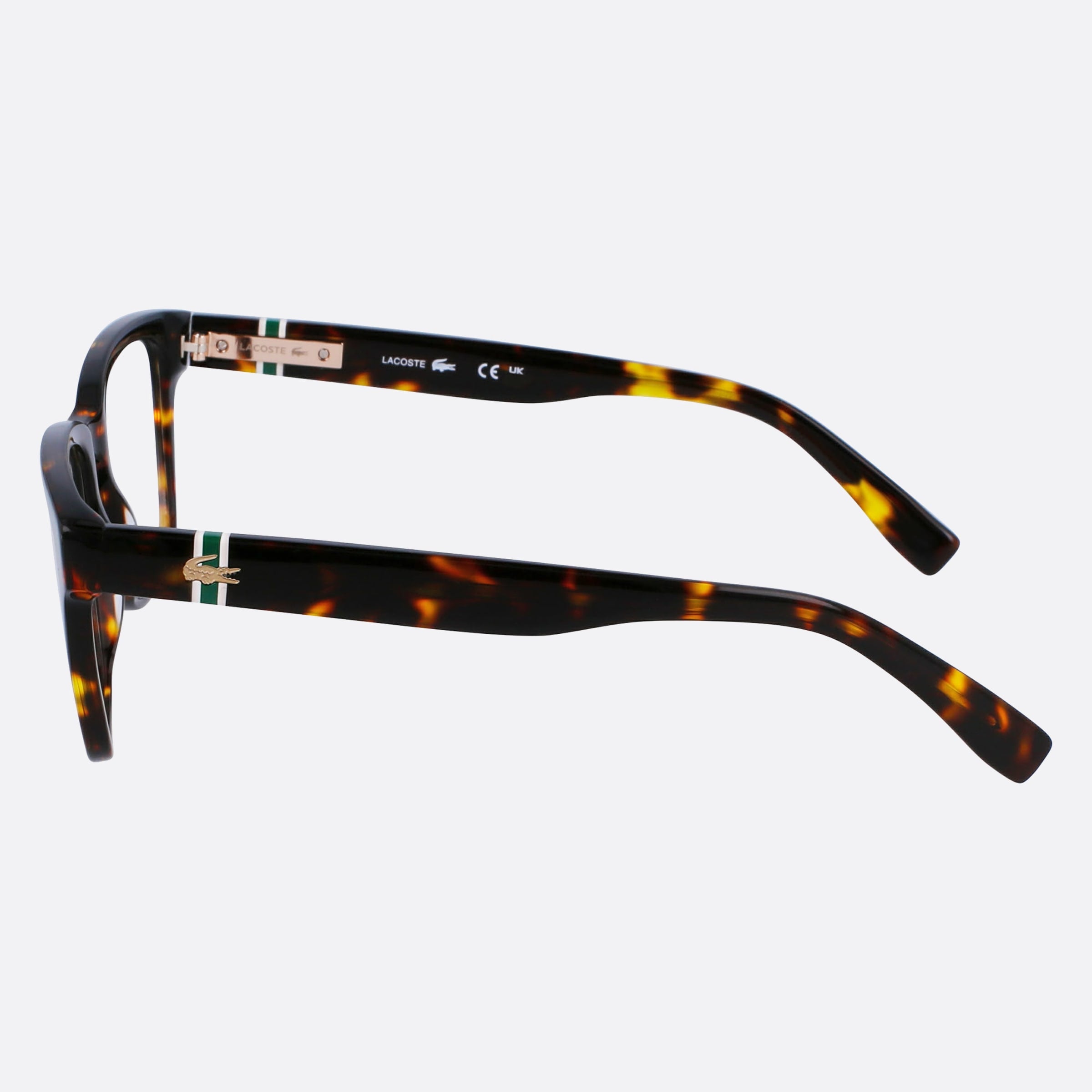 Lacoste 53mm L2932 Havana Squared Men Eyeglasses - Detail View