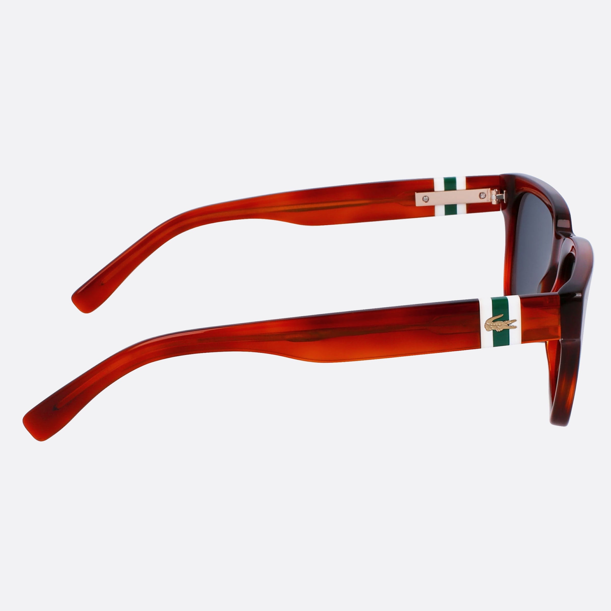 Lacoste 54mm L6007s Havana Squared Men Sunglasses - Additional Angle