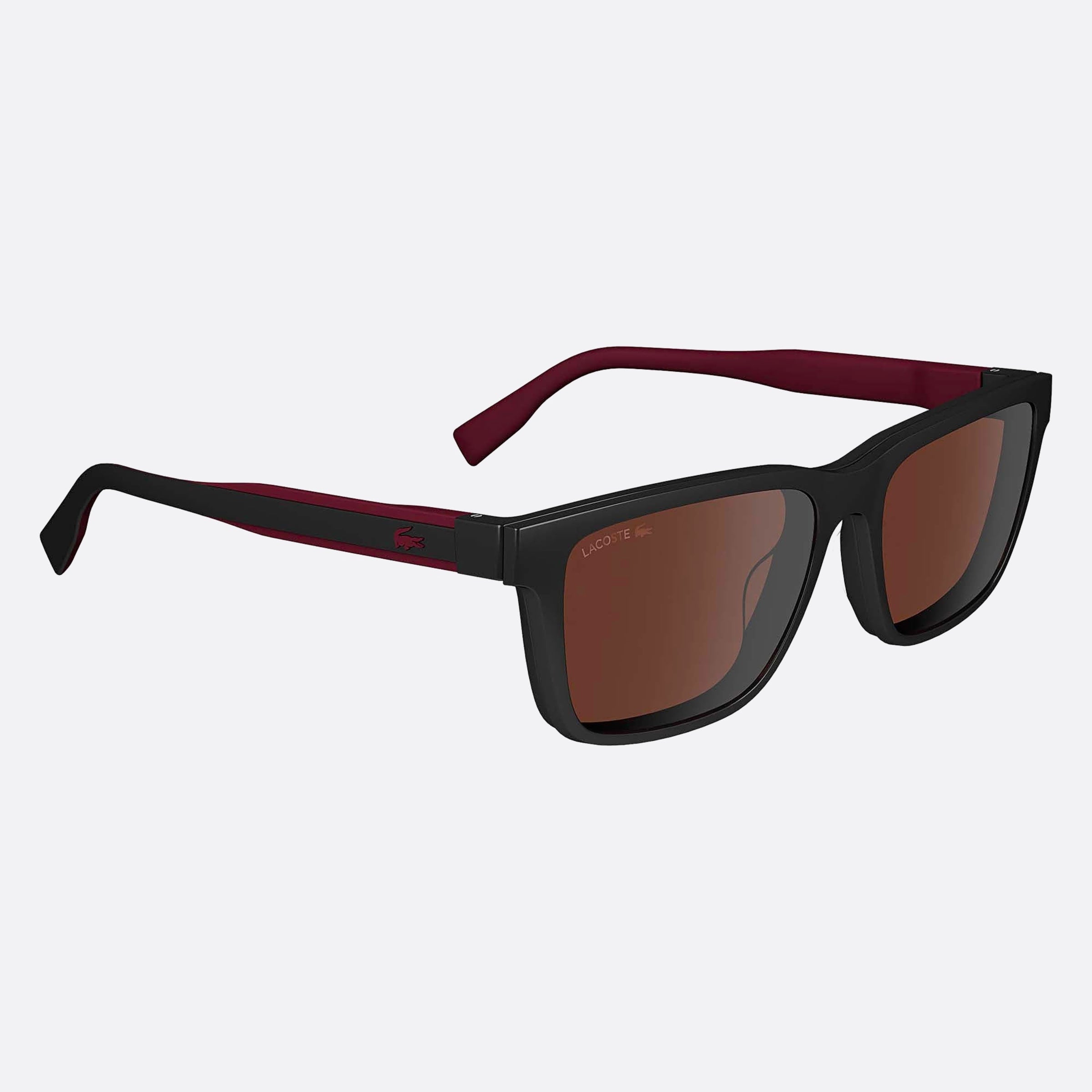 Lacoste 55mm L6010mag Set Black Squared Men Eyeglasses - Detail View