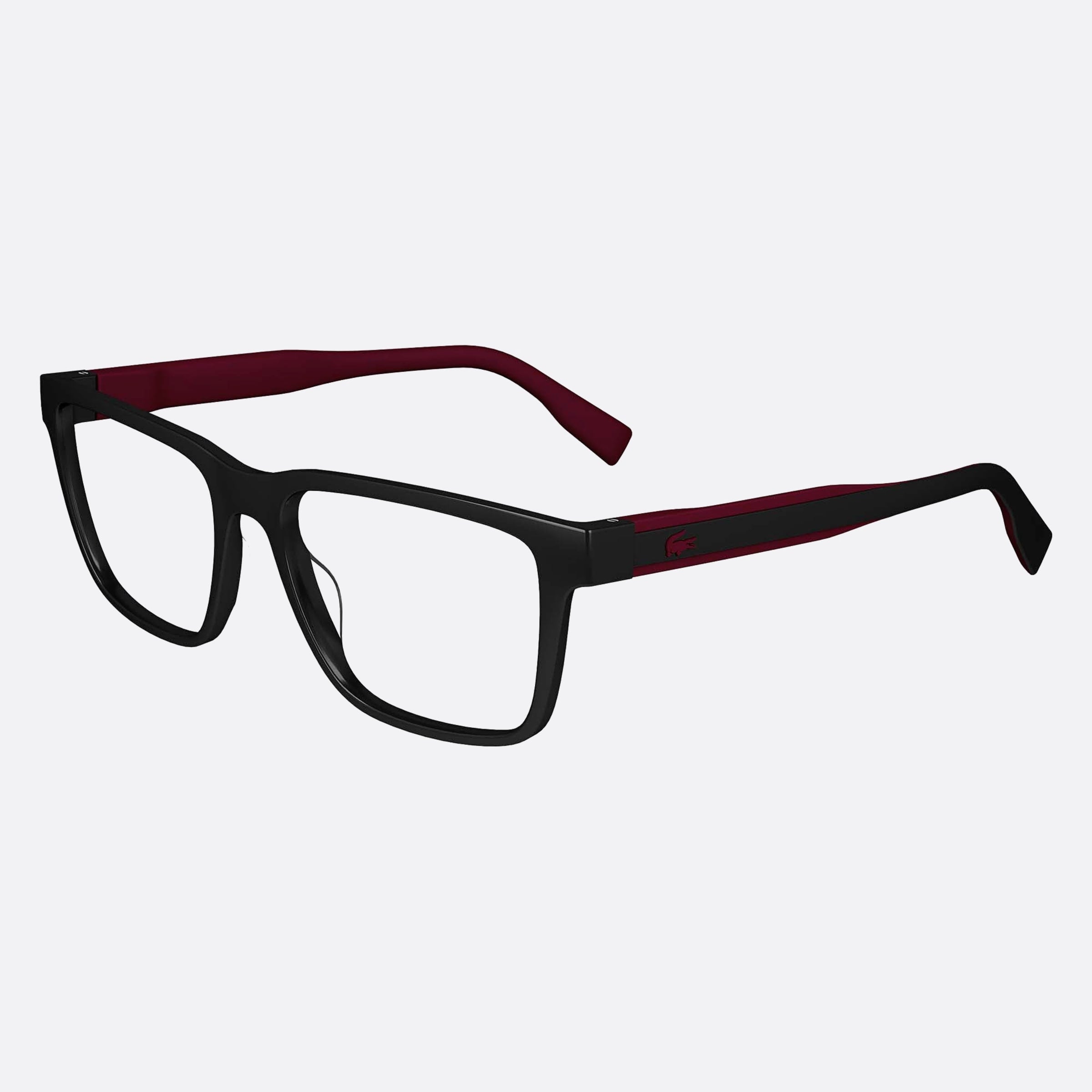 Lacoste 55mm L6010mag Set Black Squared Men Eyeglasses - Additional Angle