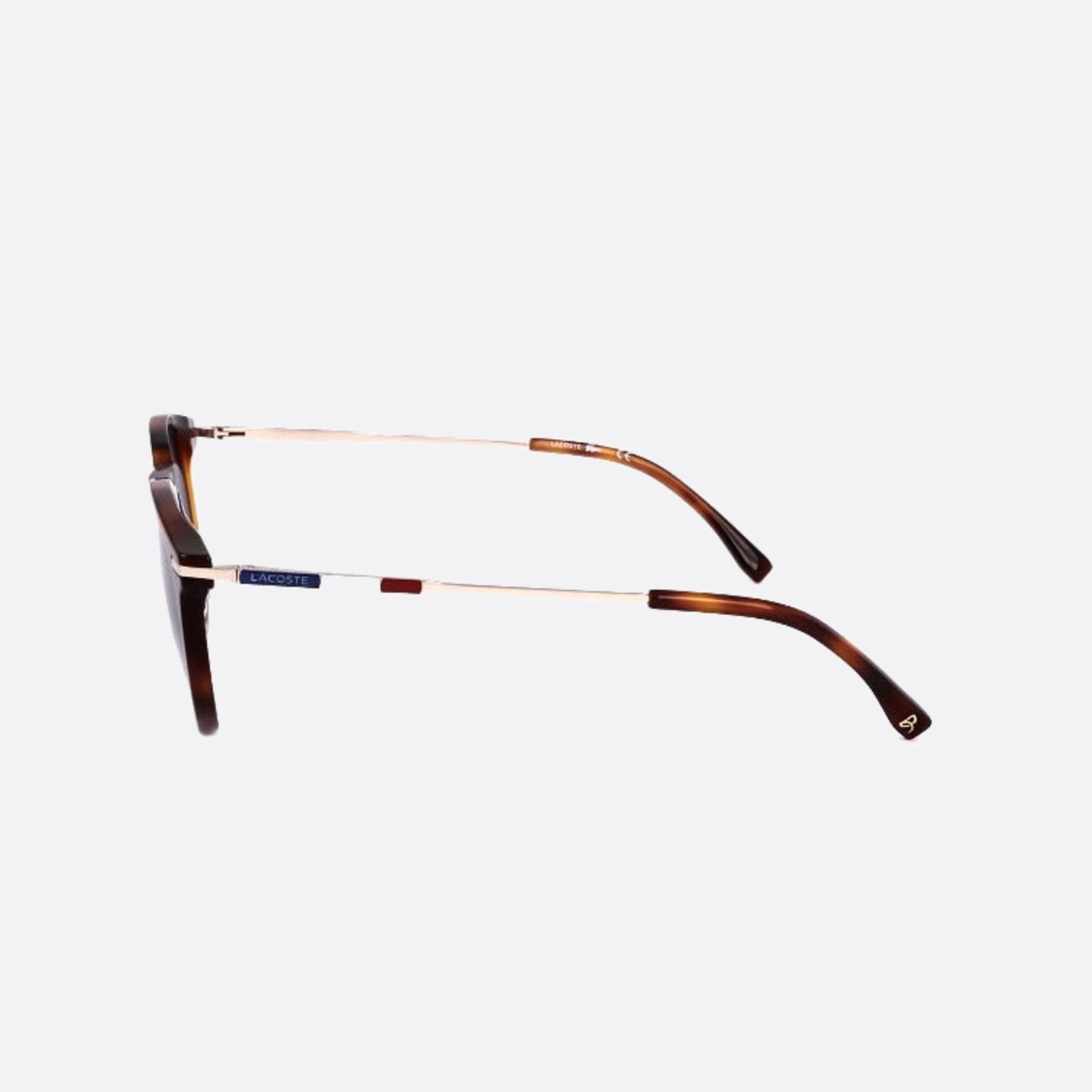 Lacoste 53mm L609snd Havana Visor Men Sunglasses - Detail View