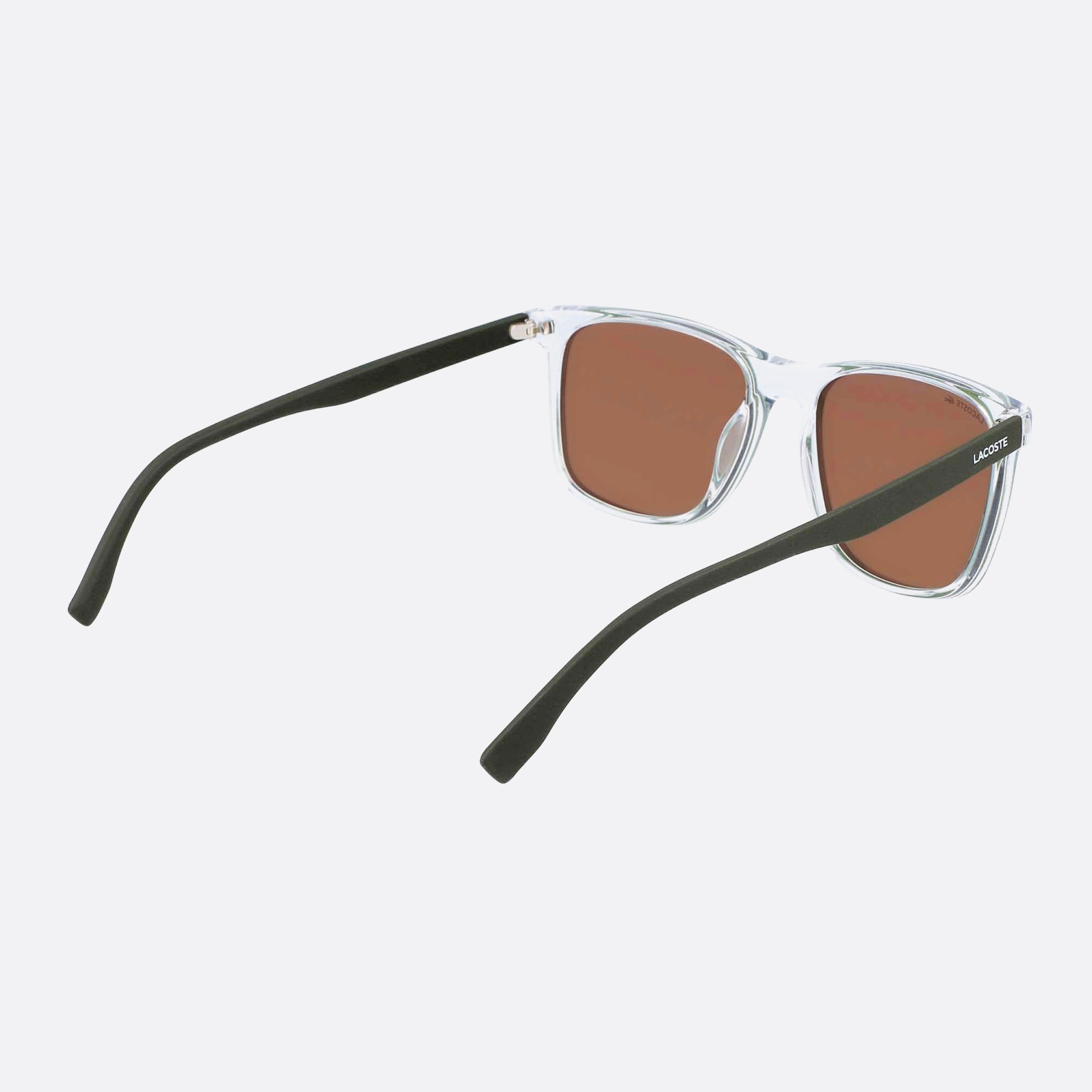 Lacoste 55mm L882s Transparent Squared Men Sunglasses - Additional Angle