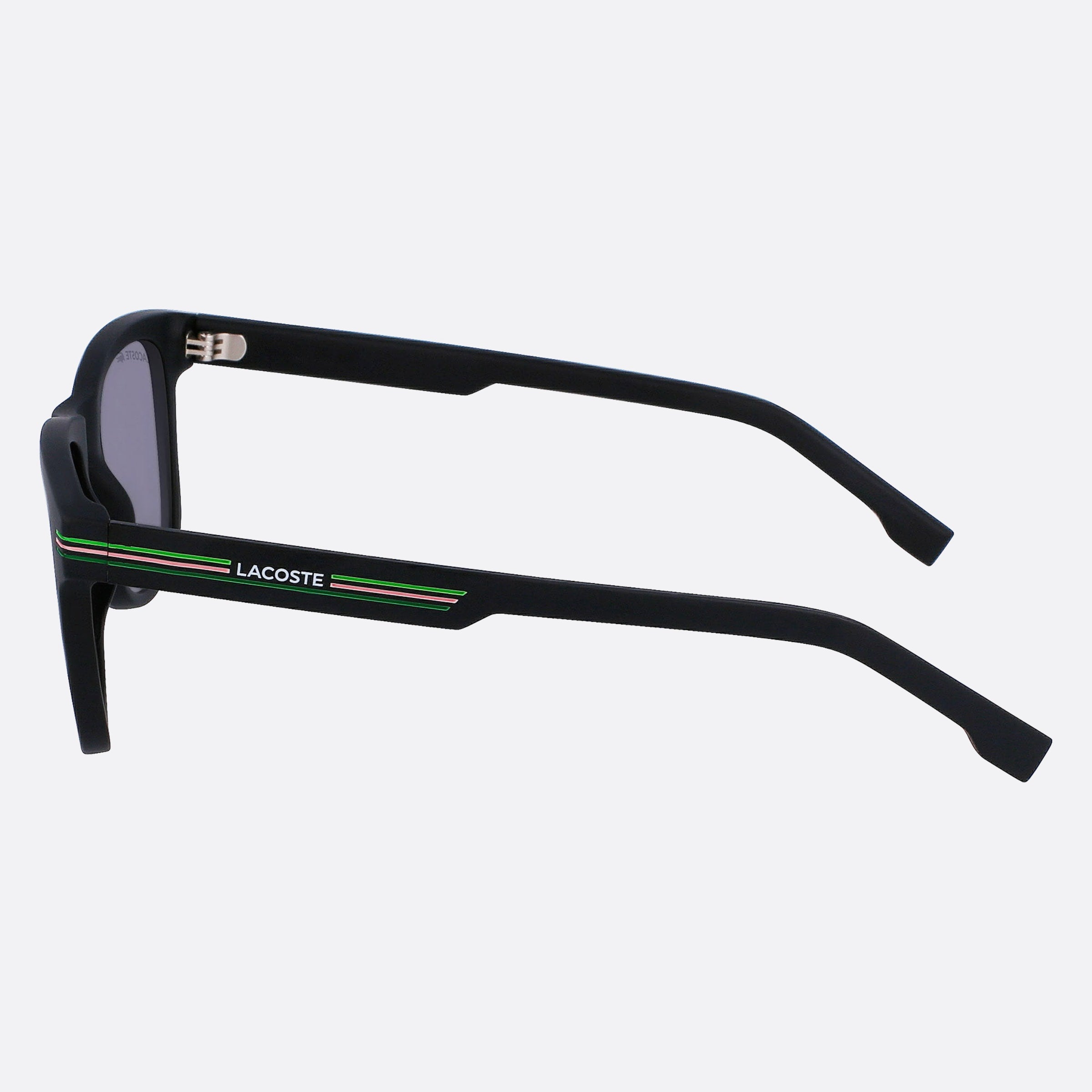 Lacoste 53mm L995s Black Squared Men Sunglasses - Detail View