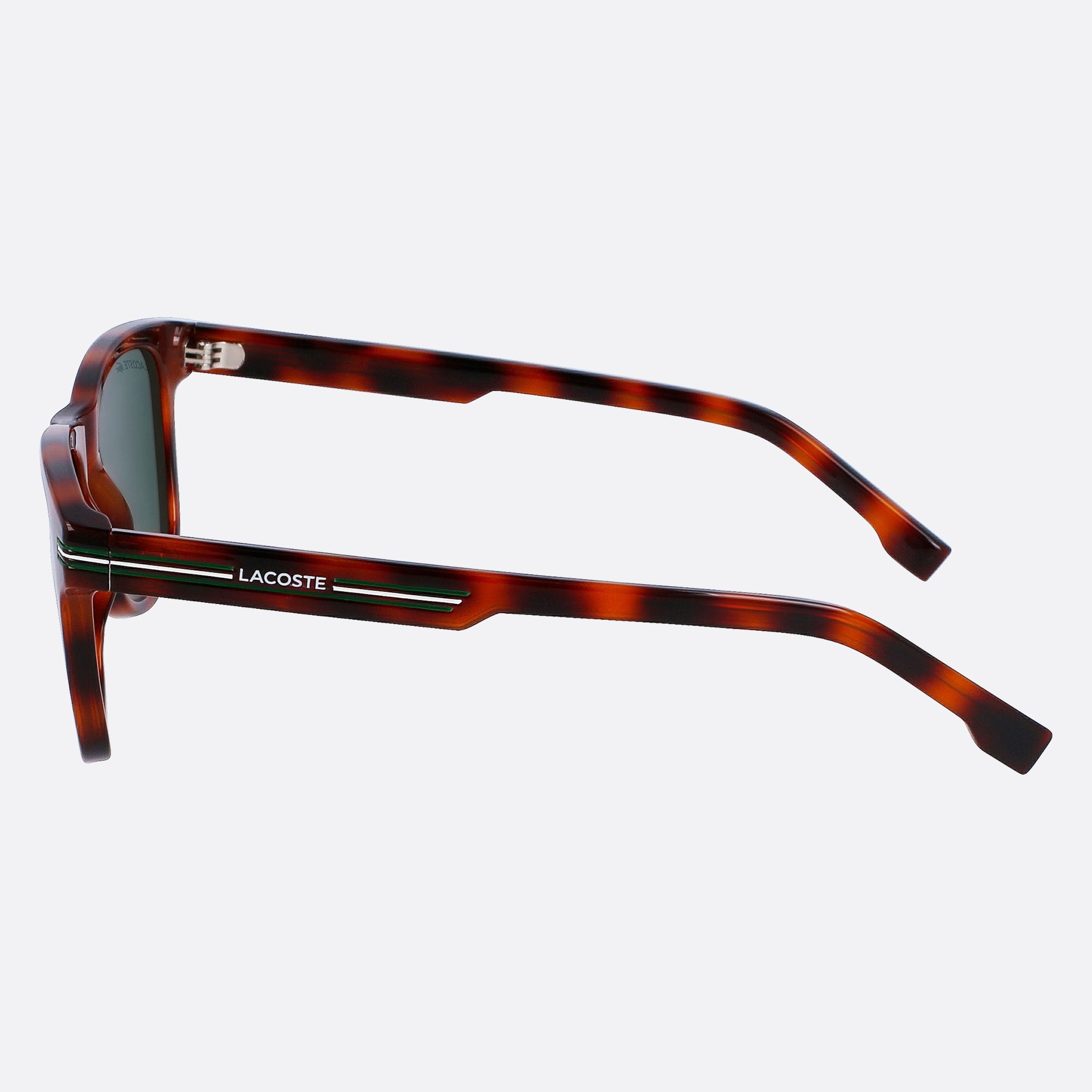 Lacoste 53mm L995s Havana Squared Men Sunglasses - Detail View