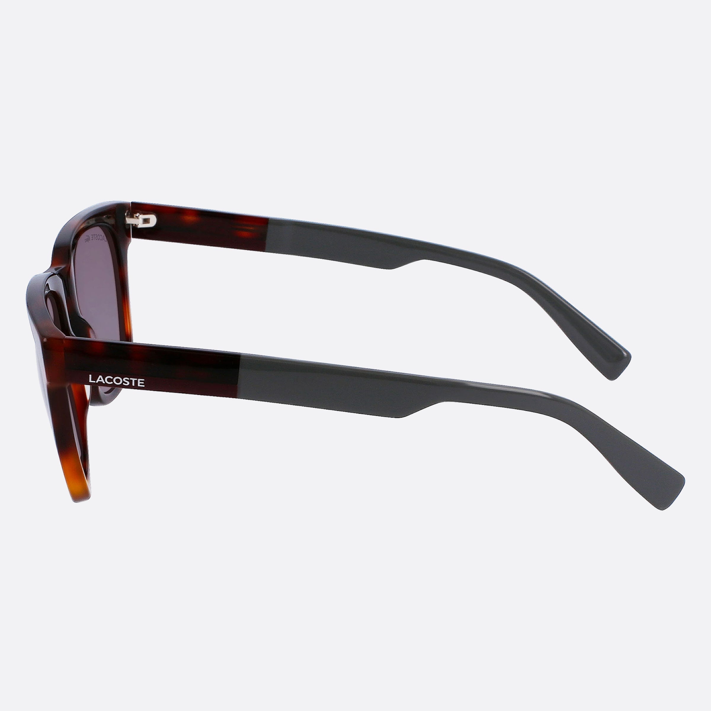 Lacoste 54mm L996s Havana Squared Unisex Sunglasses - Detail View