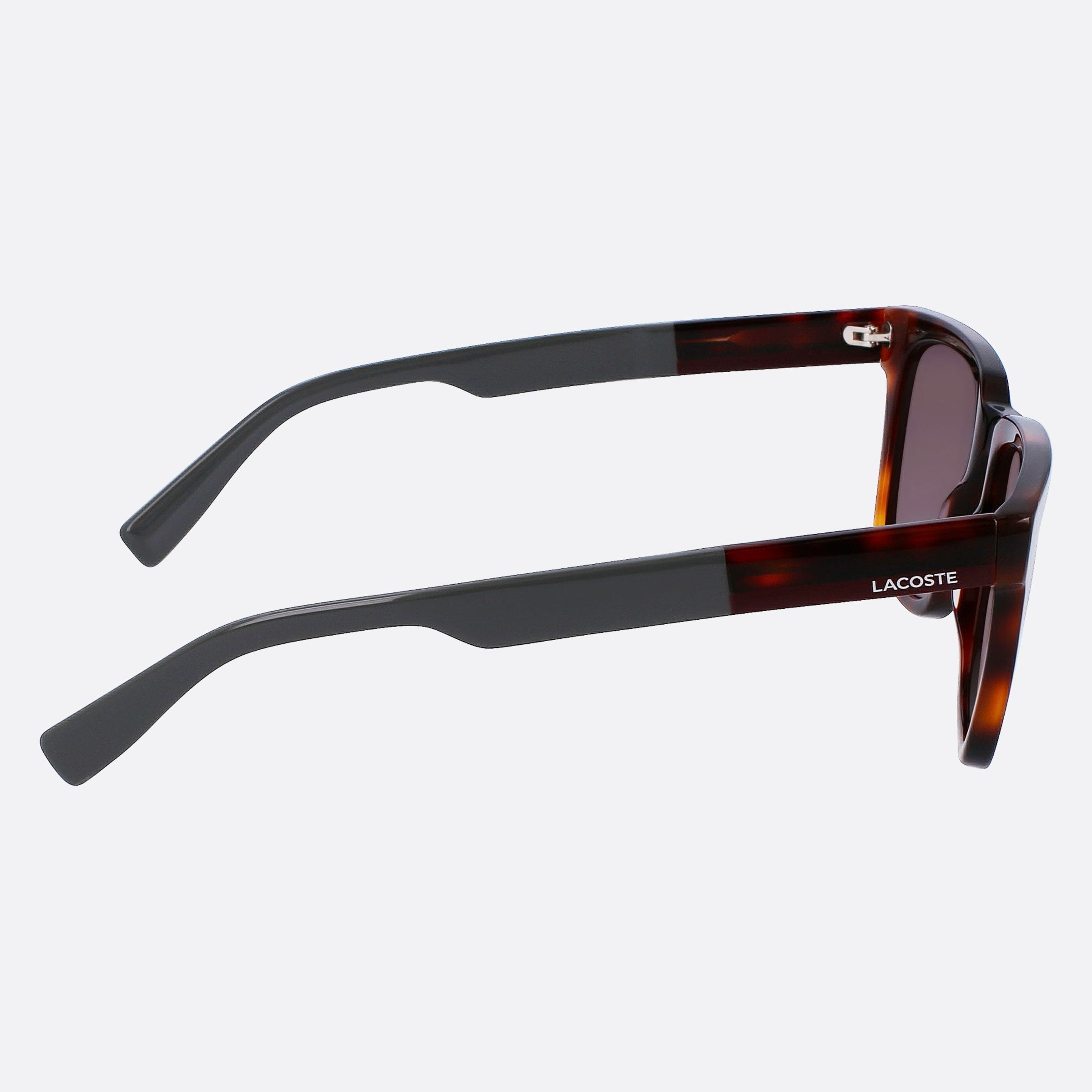Lacoste 54mm L996s Havana Squared Unisex Sunglasses - Additional Angle
