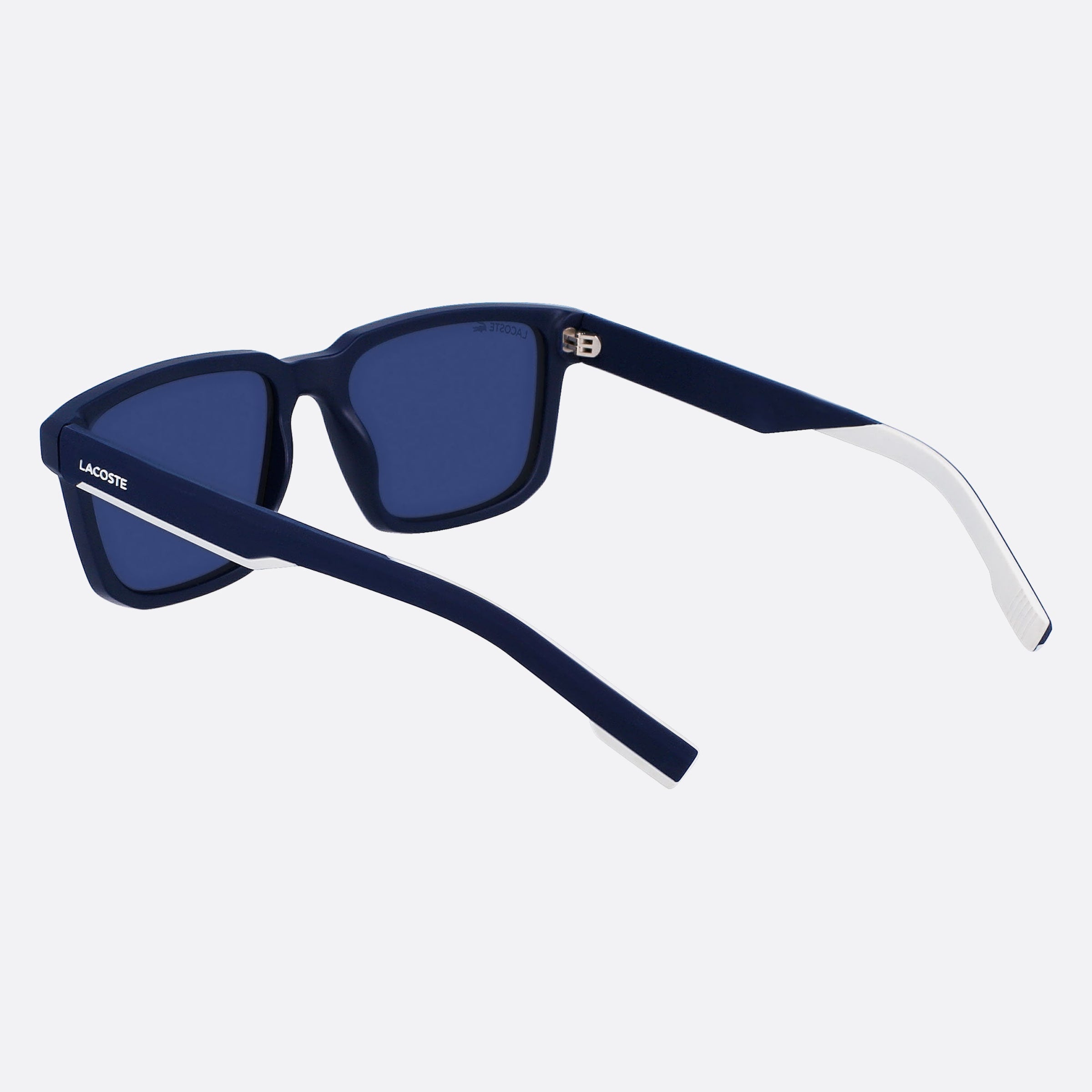 Lacoste 55mm L999s Blue Geometric Men Sunglasses - Lifestyle Shot