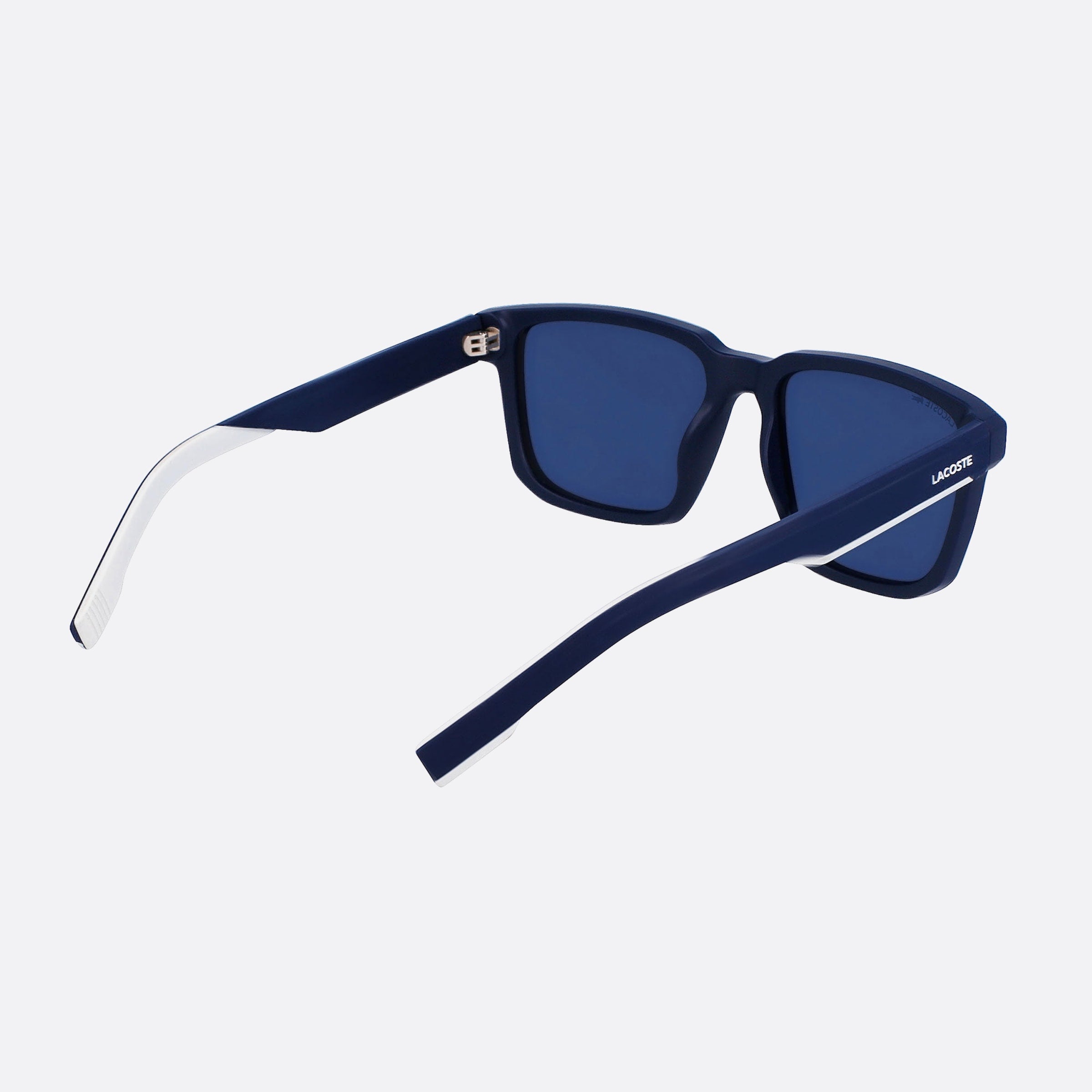 Lacoste 55mm L999s Blue Geometric Men Sunglasses - Additional Angle