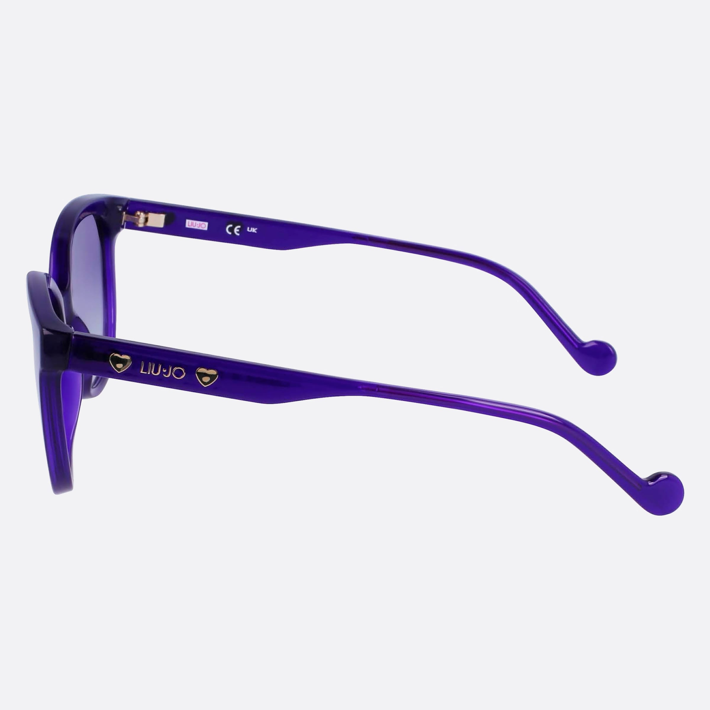 Liu 51mm Junior Violet Squared Children Sunglasses - Detail View