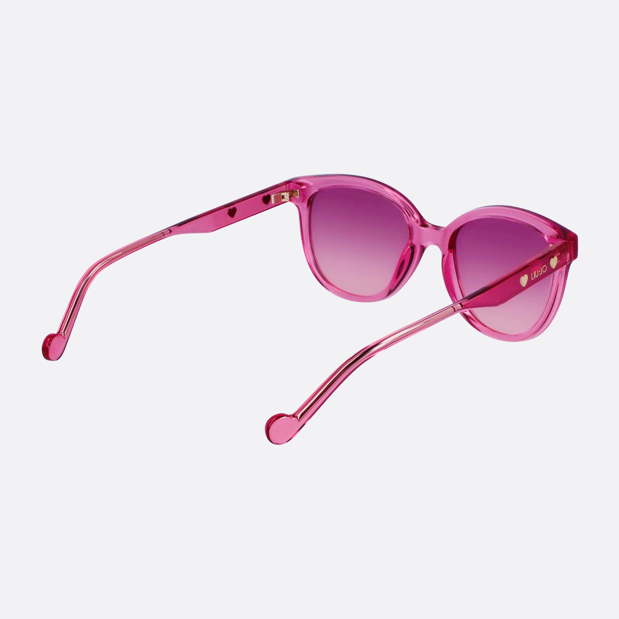 Liu 51mm Junior Pink Squared Children Sunglasses - Additional Angle