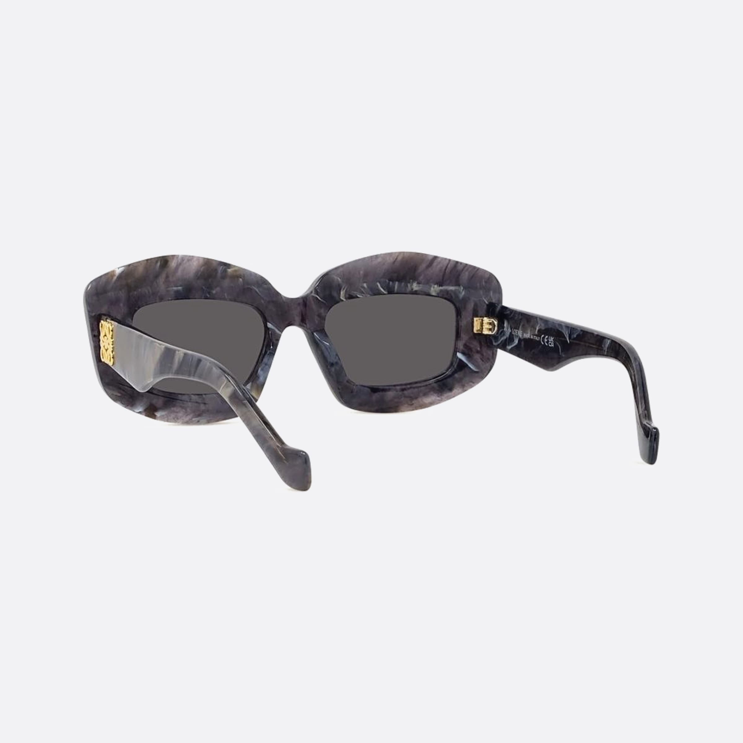 Loewe 49mm Anagram 63a Black Rectangle Women Sunglasses - Lifestyle Shot