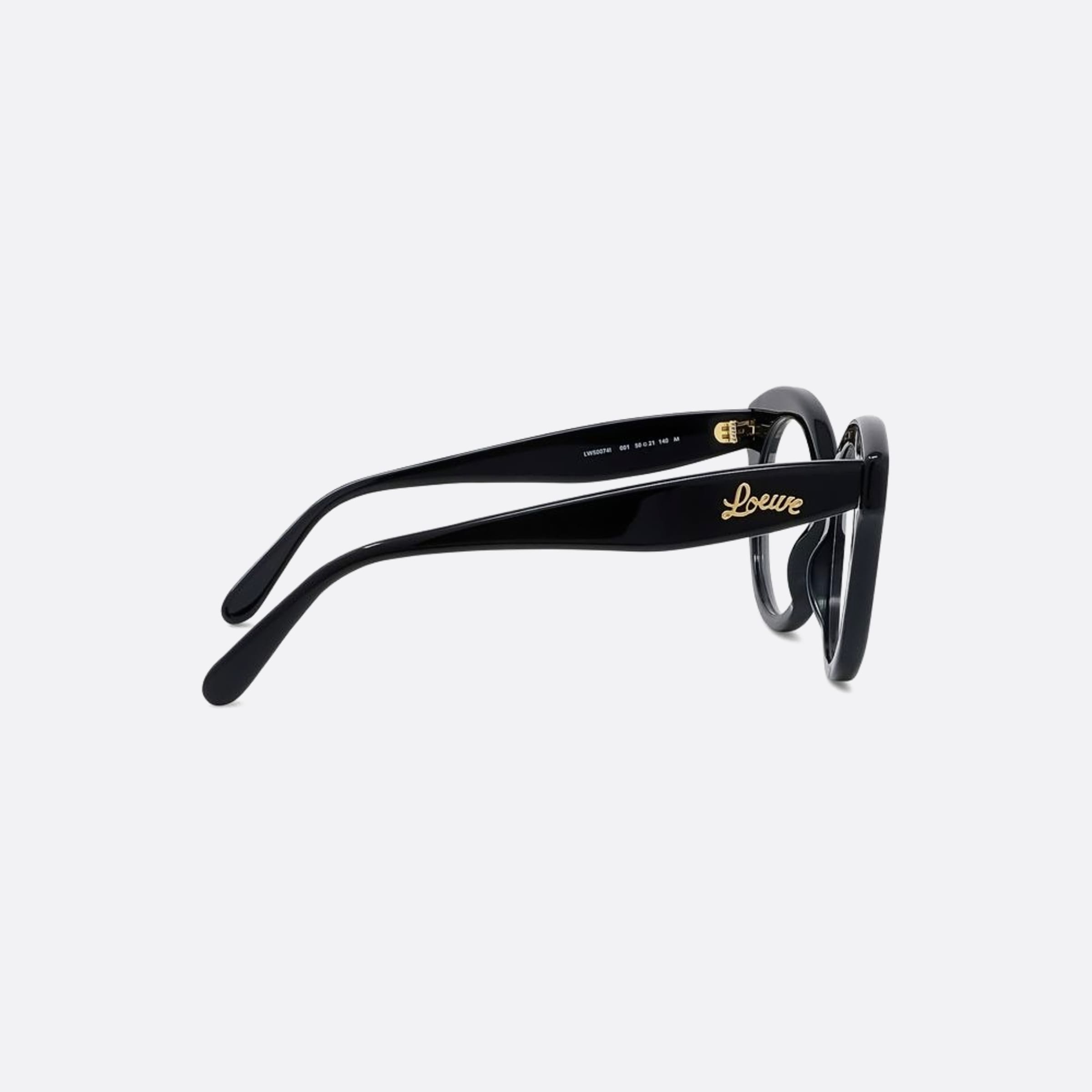 Loewe 50mm Curvy Black Other Women Eyeglasses - Additional Angle