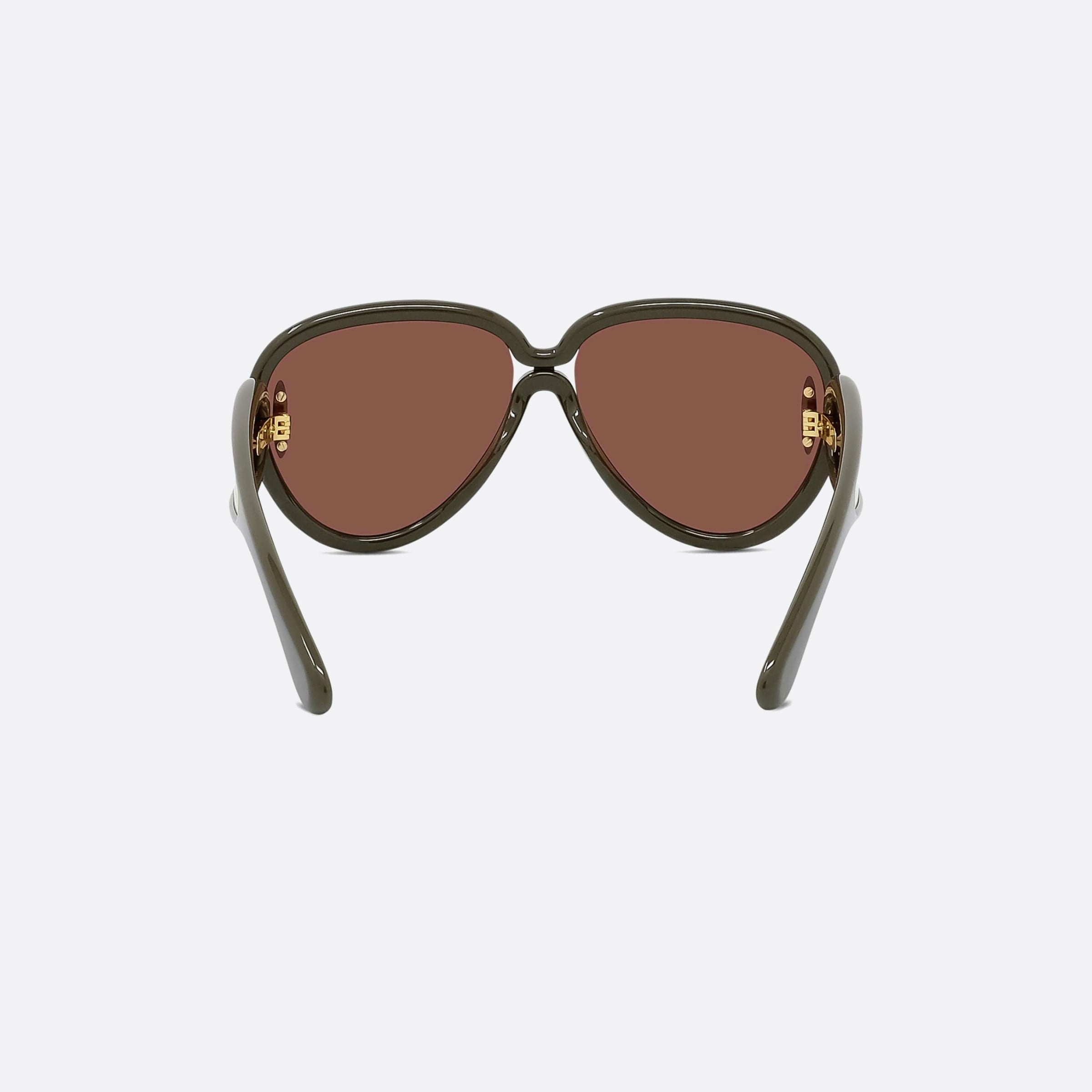 Loewe 65mm Paula Ibiza Lw40132i 96c Kaki Men Sunglasses - Additional Angle