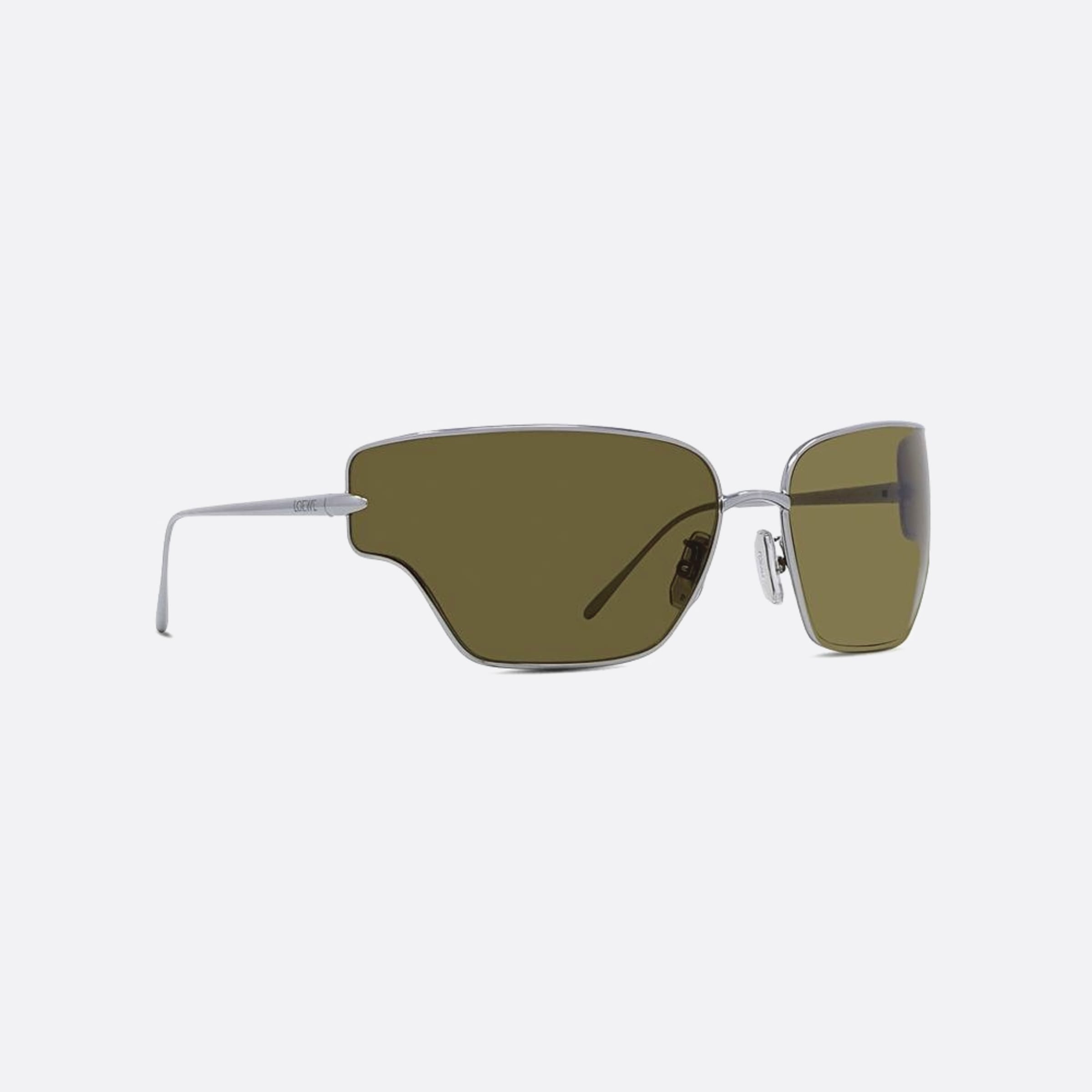 Loewe 70mm Signature 14n Black Geometric Women Sunglasses - Additional Angle