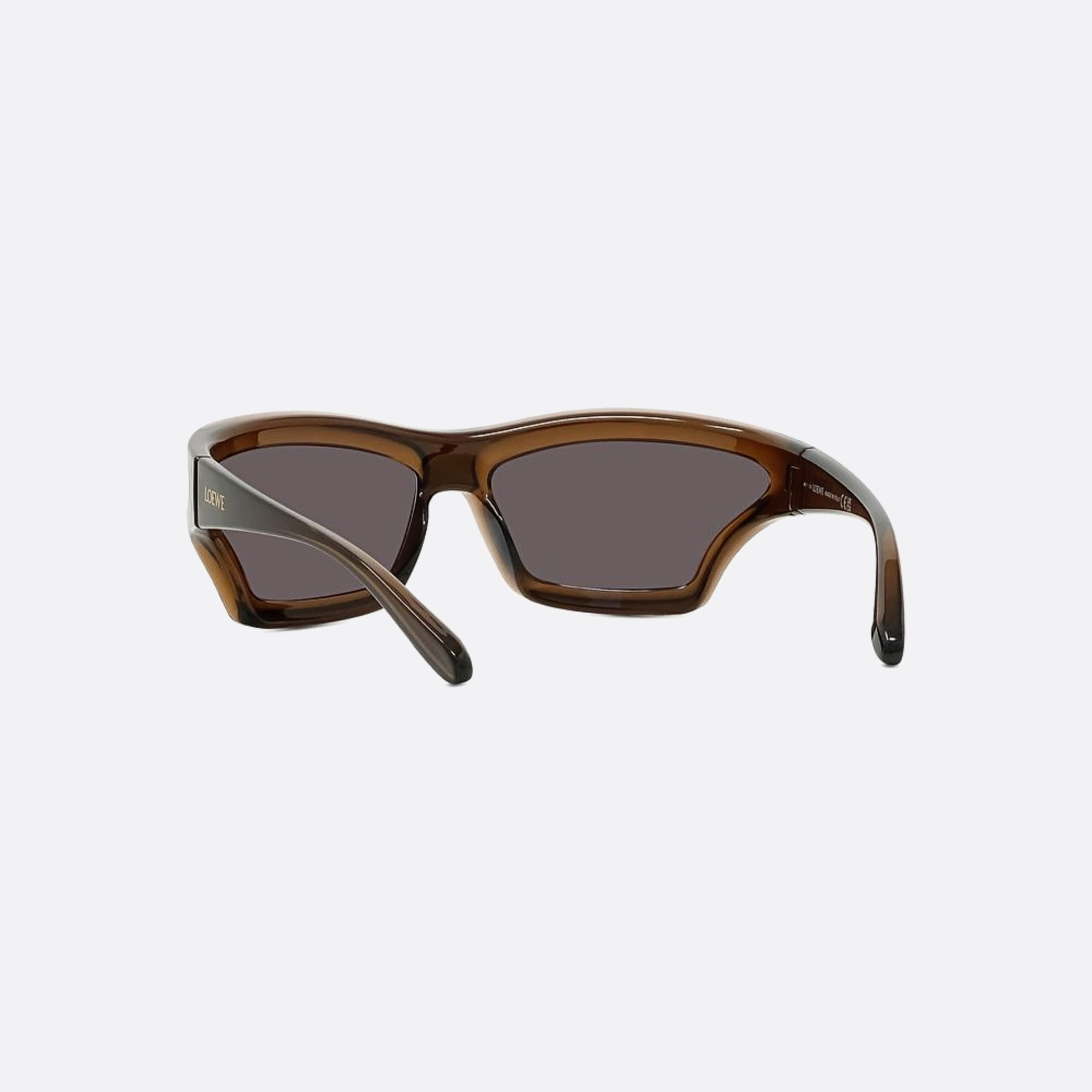 Loewe 70mm Signature 47a Brown Shield Men Sunglasses - Lifestyle Shot
