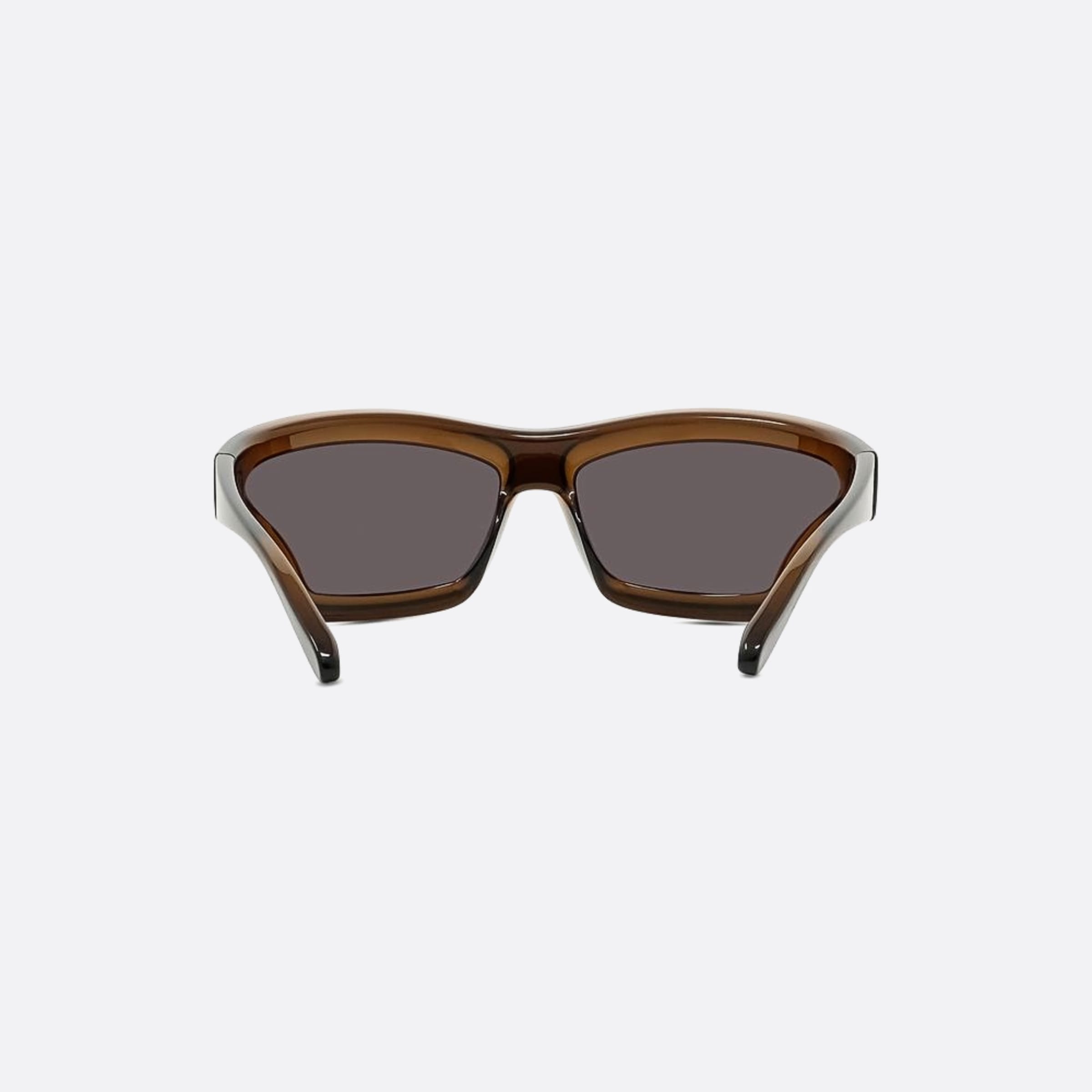 Loewe 70mm Signature 47a Brown Shield Men Sunglasses - Additional Angle