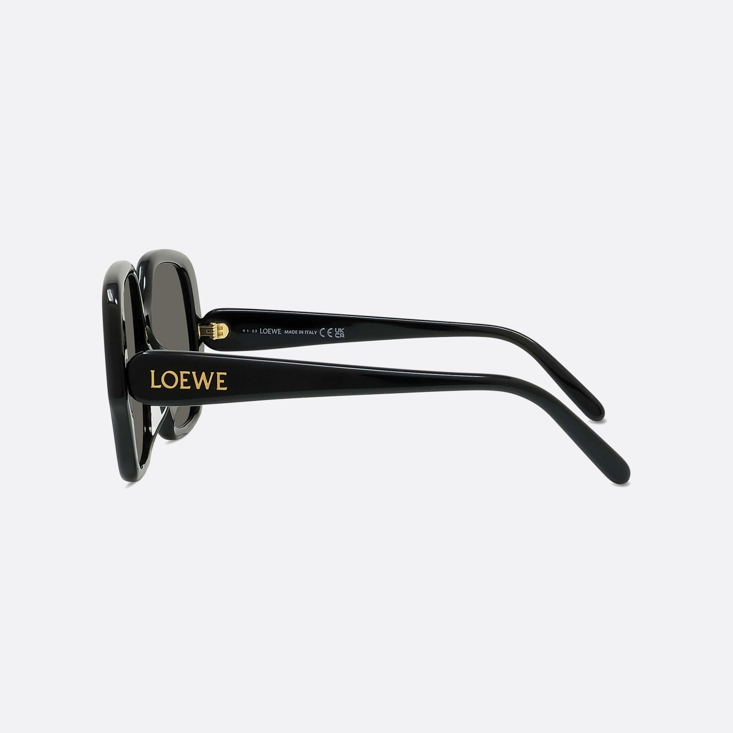 Loewe 54mm Thin Lw40134u 01a Black Geometric Women Sunglasses - Detail View