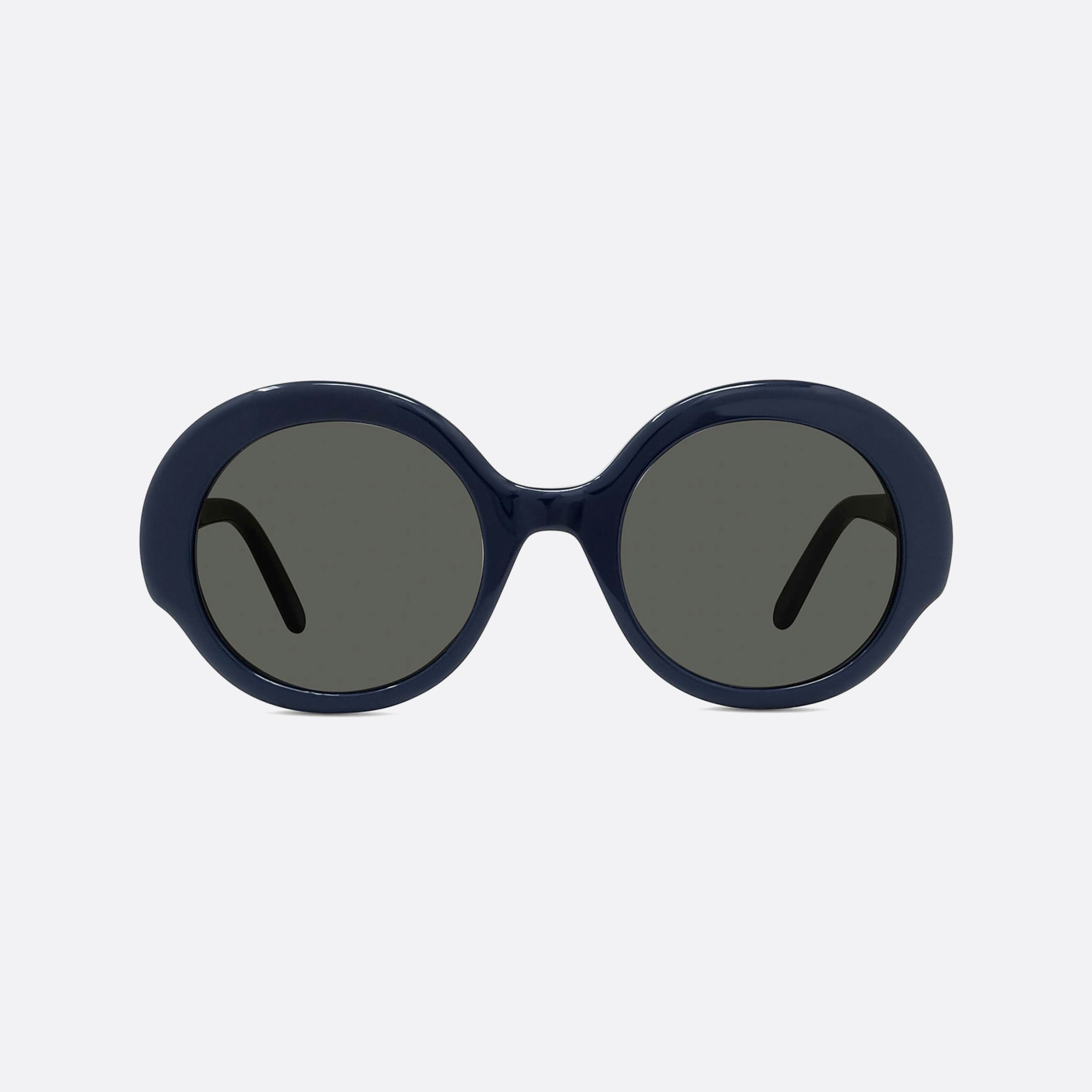 Loewe 52mm Thin Lw40135i 90a Blue Unisex Sunglasses - Side View