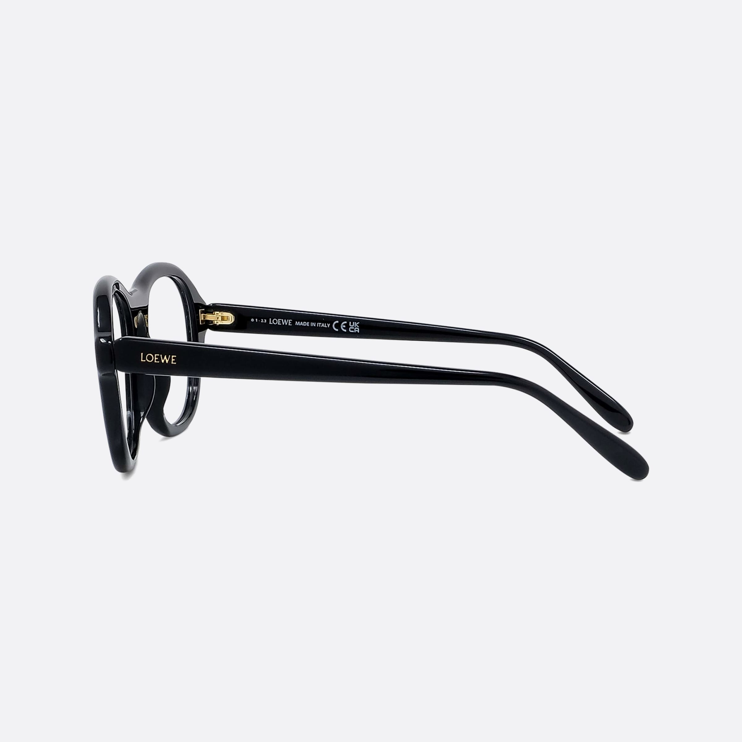 Loewe 51mm Thin Lw50071i Black Women Eyeglasses - Detail View
