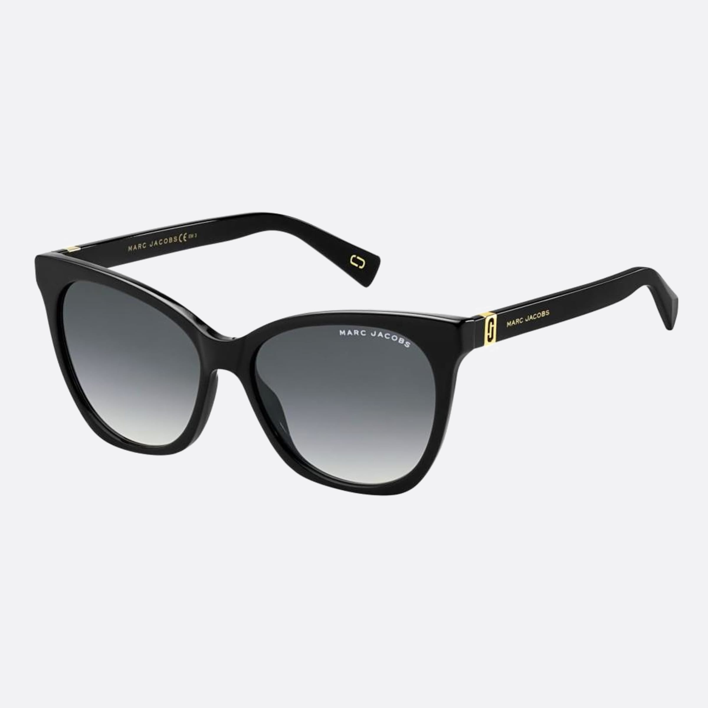 Marc 56mm Jacobs Marc Black Cat Eye Women Sunglasses - Side View