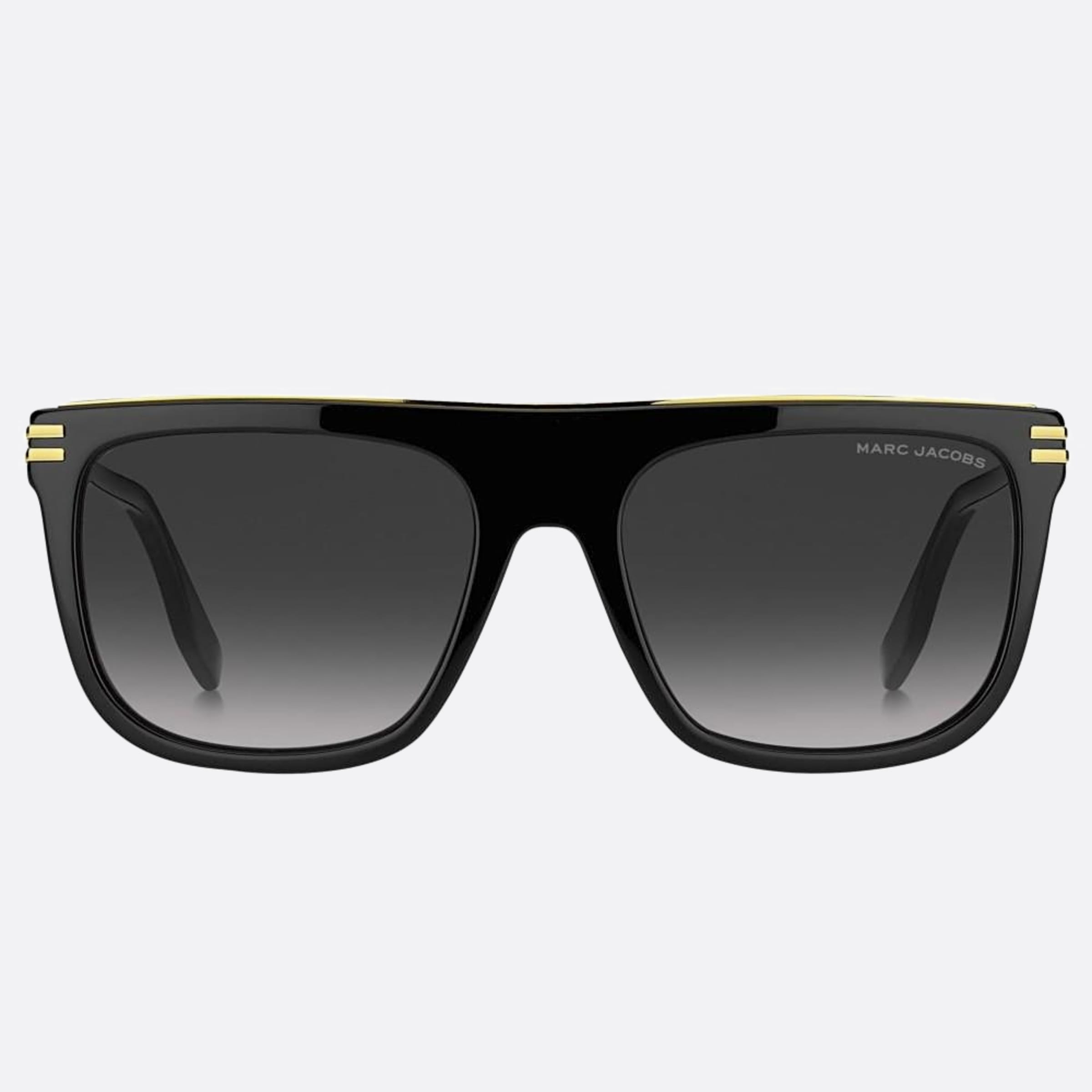Marc 56mm Jacobs Marc Black Geometric Men Sunglasses - Main View