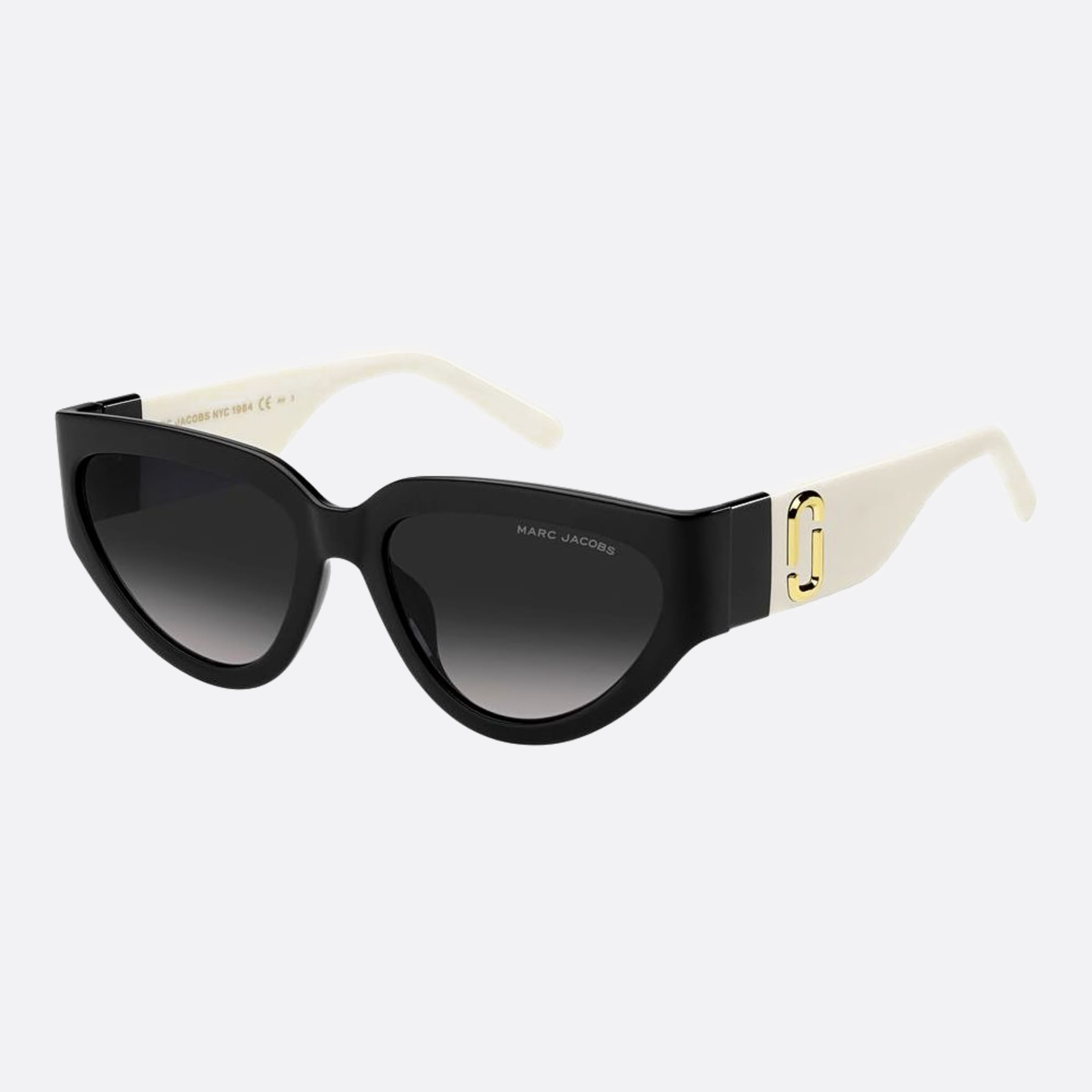 Marc 57mm Jacobs Marc 80s Black Cat Eye Women Sunglasses - Side View