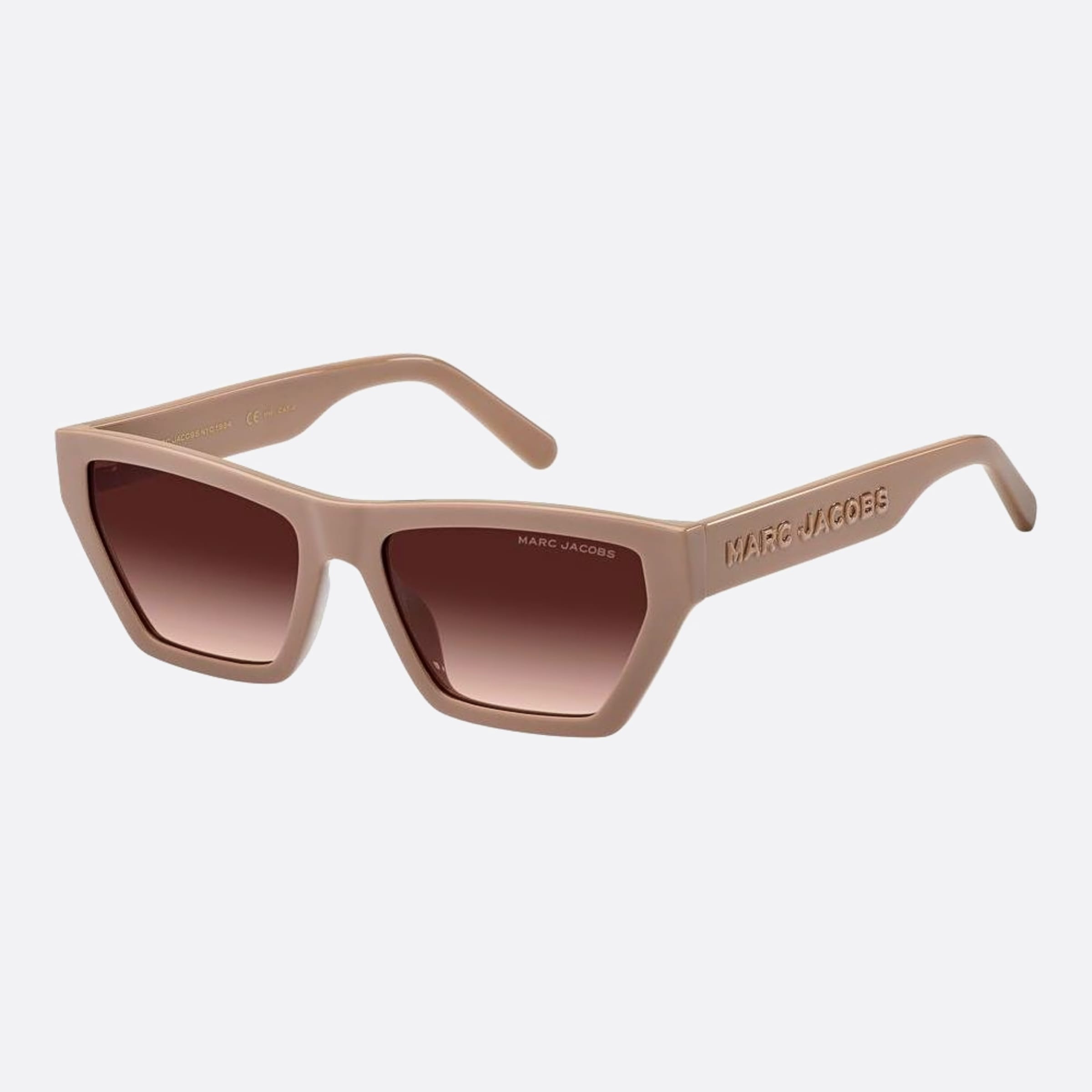 Marc 55mm Jacobs Marc 10a Brown Geometric Women Sunglasses - Side View