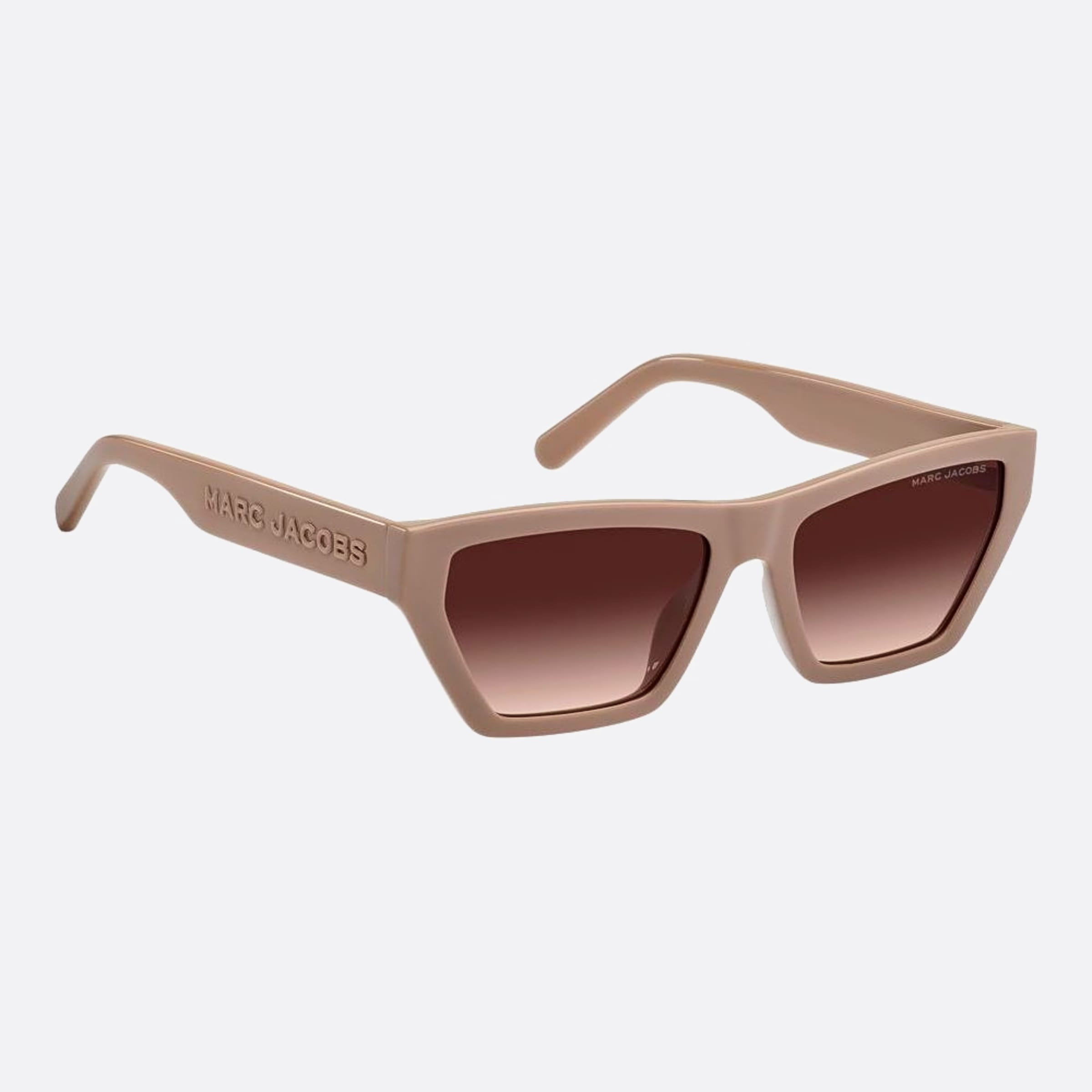 Marc 55mm Jacobs Marc 10a Brown Geometric Women Sunglasses - Detail View