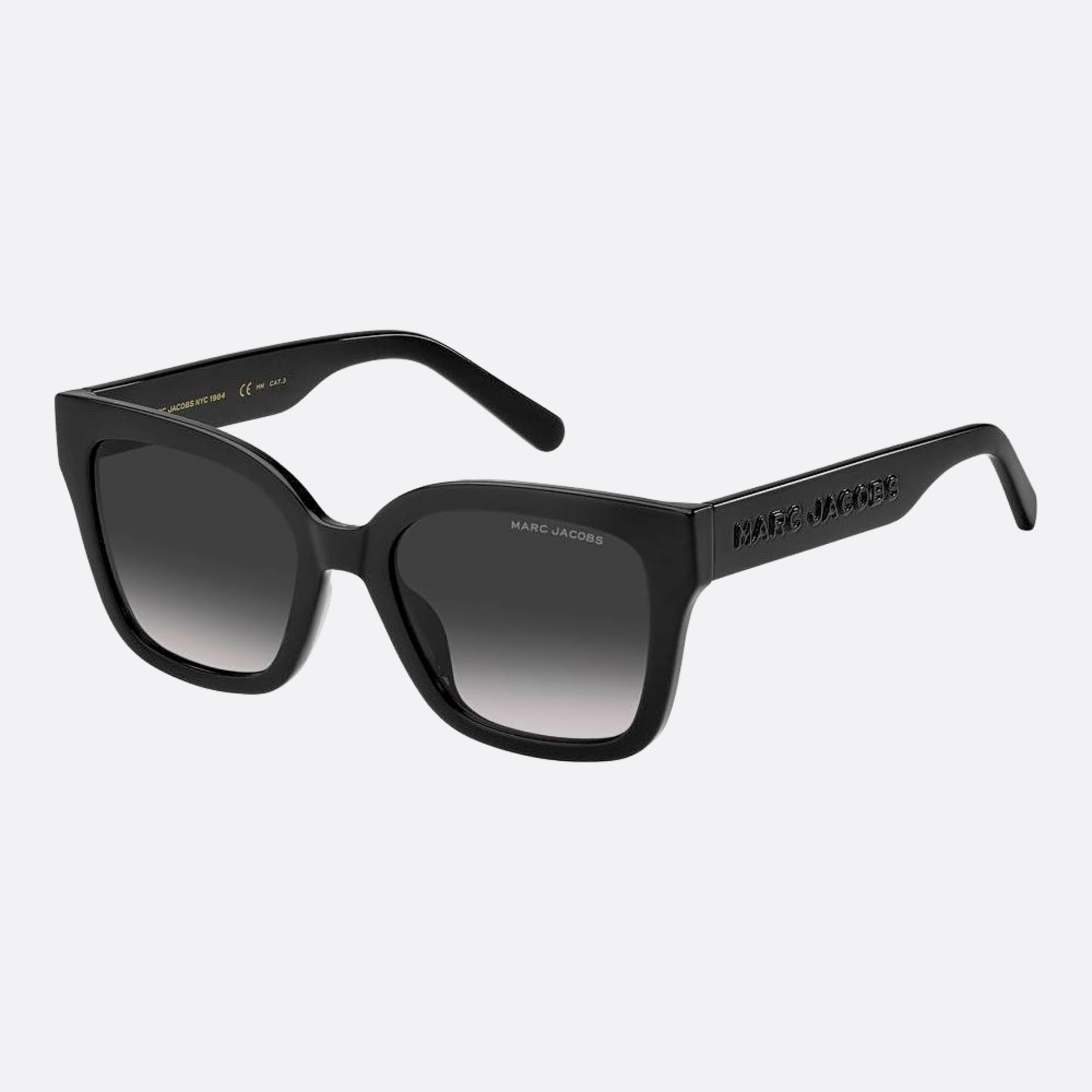 Marc 53mm Jacobs Marc Black Squared Women Sunglasses - Side View