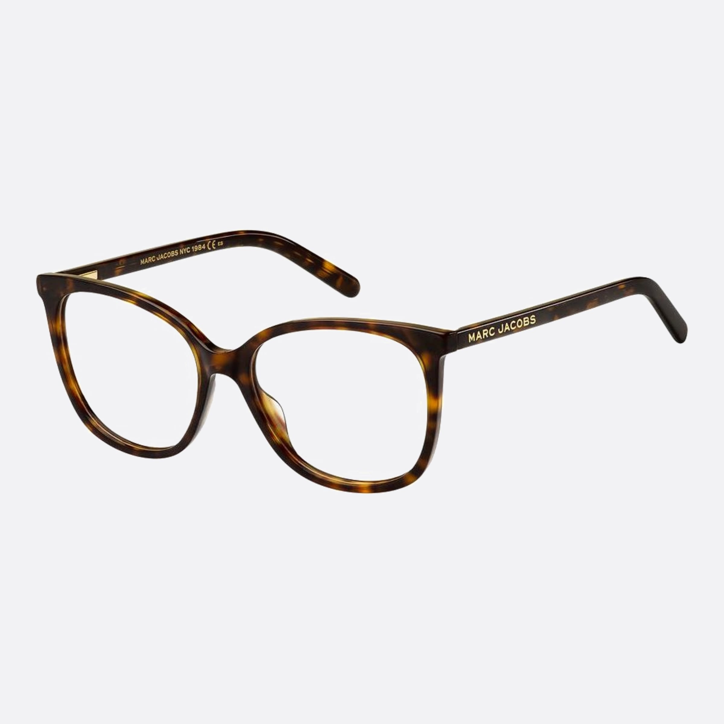 Marc 53mm Jacobs Marc Havana Squared Women Eyeglasses - Side View
