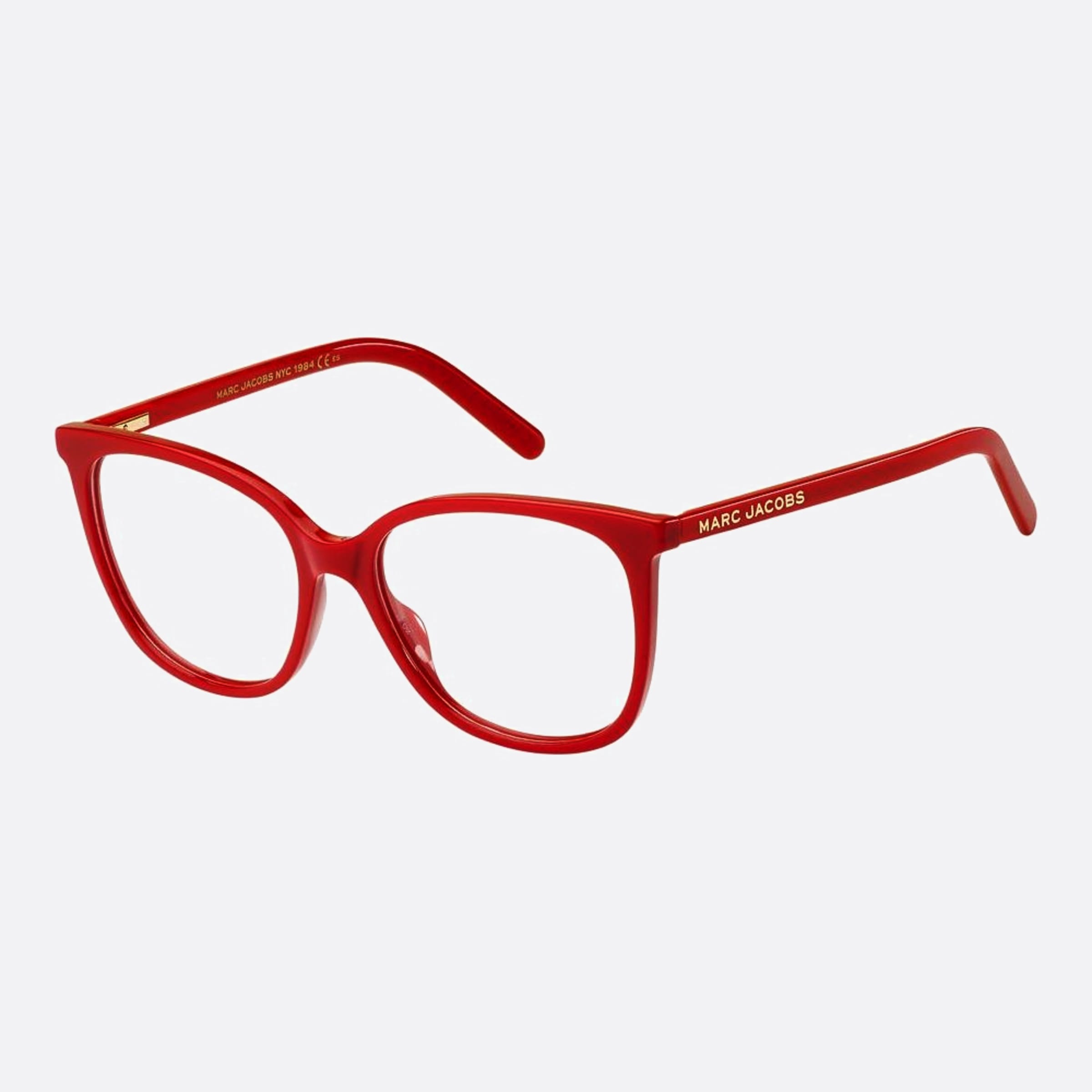 Marc 53mm Jacobs Marc C9a Red Squared Women Eyeglasses - Side View