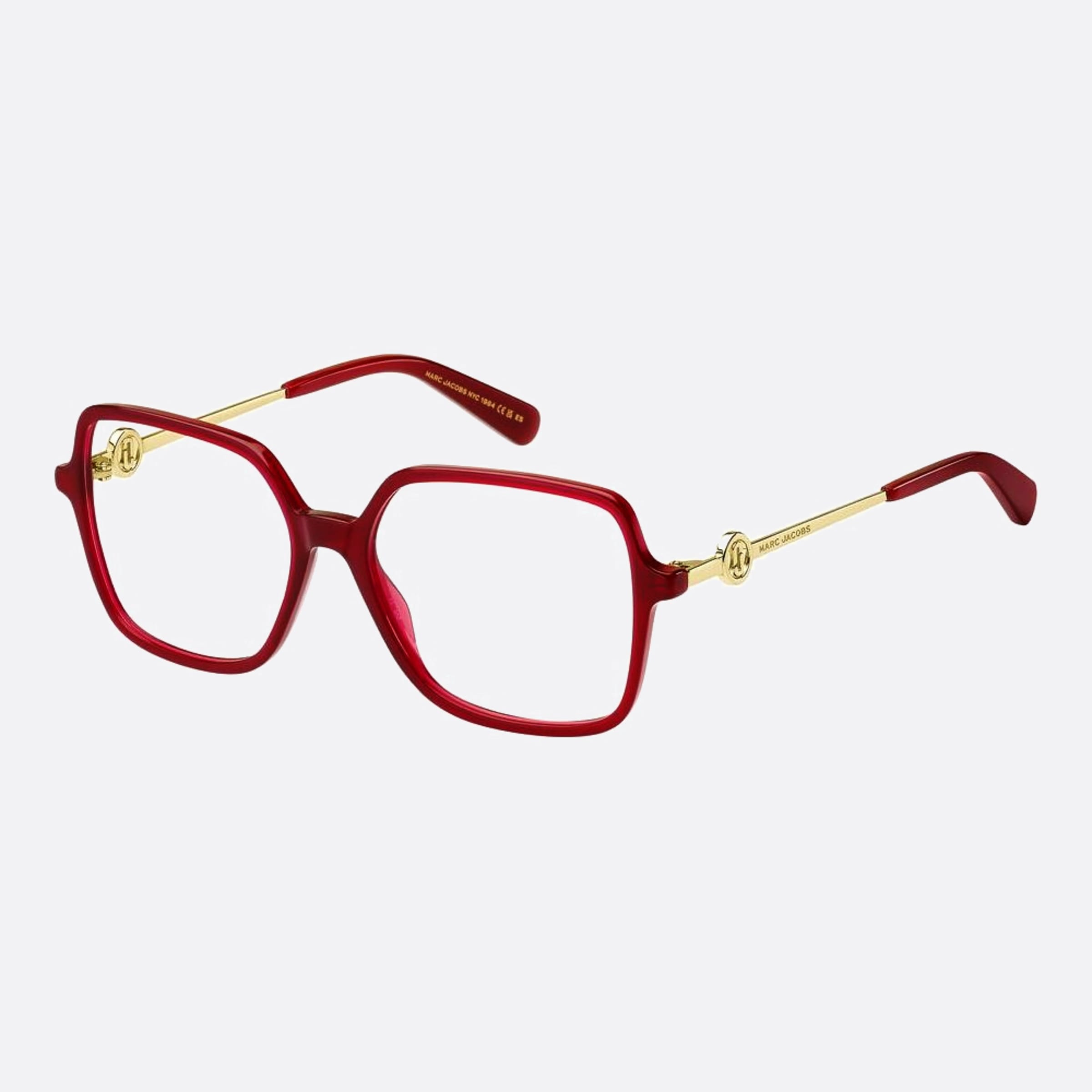 Marc 54mm Jacobs Marc Lhf Red Squared Women Eyeglasses - Side View