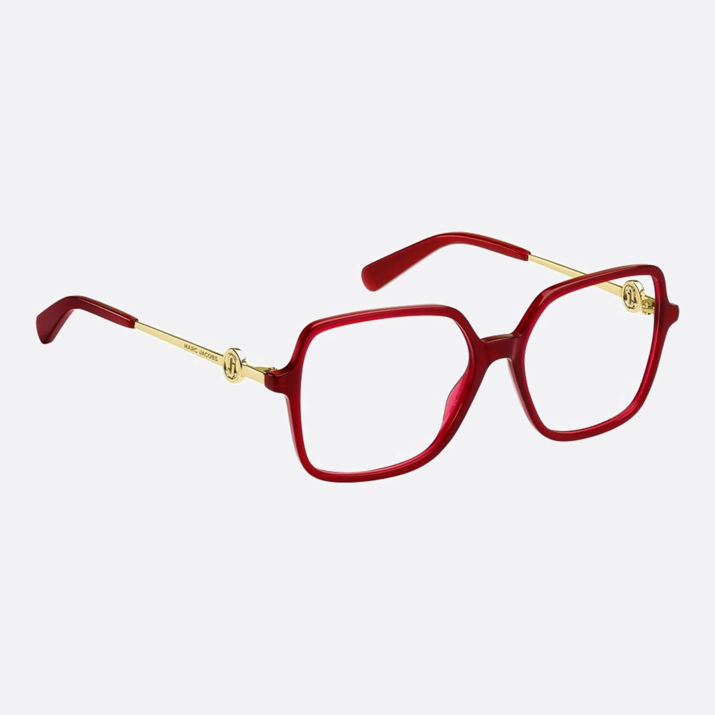 Marc 54mm Jacobs Marc Lhf Red Squared Women Eyeglasses - Detail View