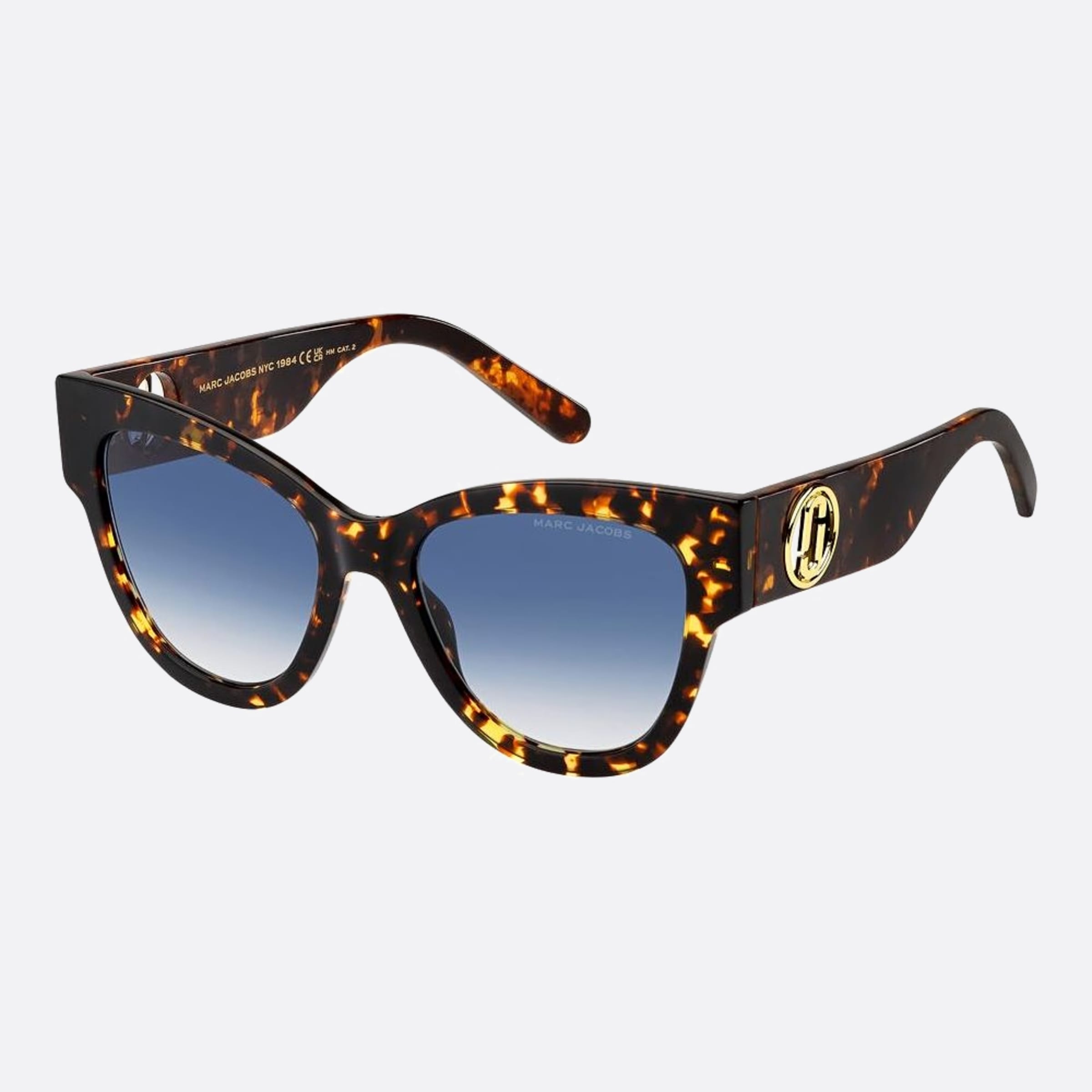 Marc 53mm Jacobs Marc Havana Cat Eye Women Sunglasses - Side View