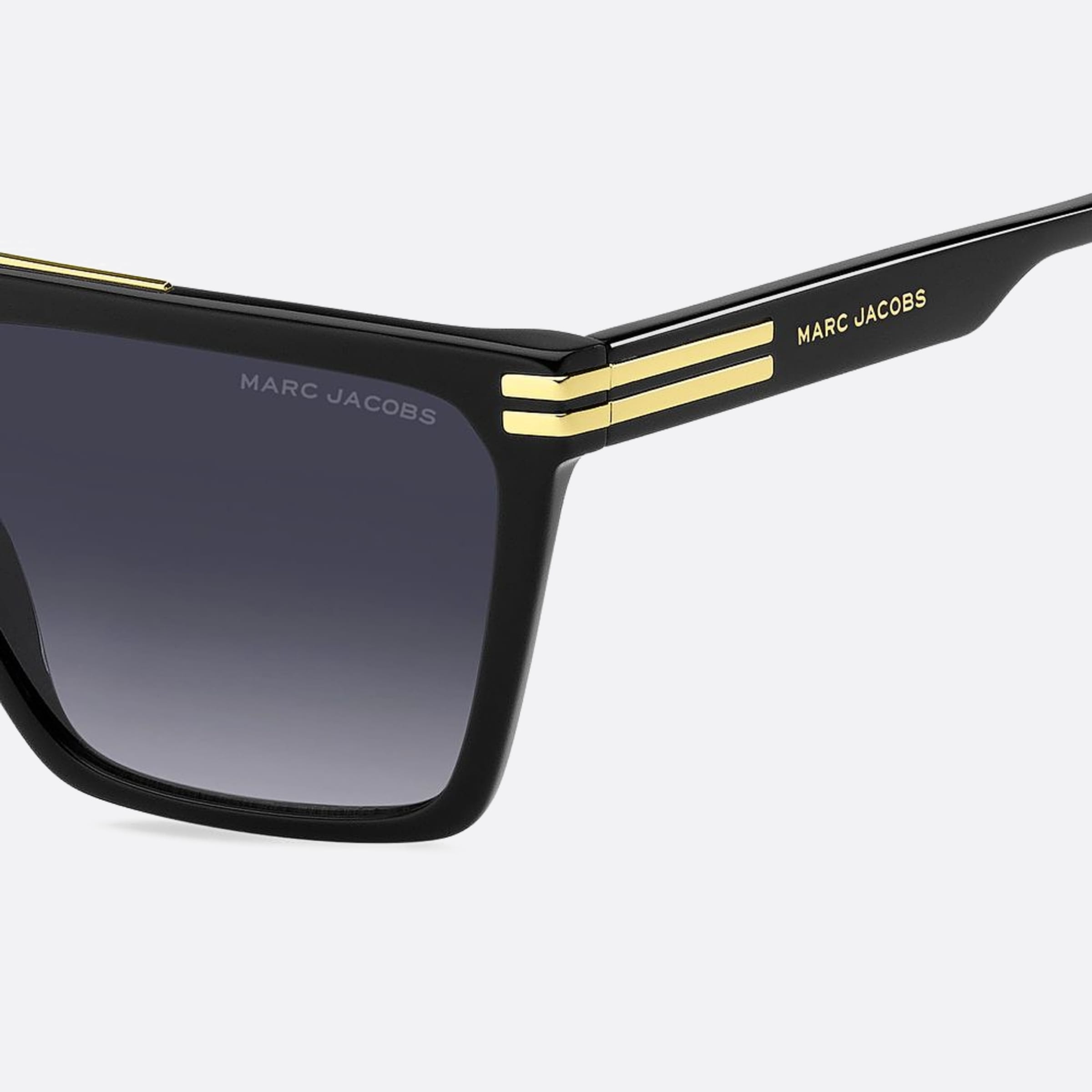 Marc 58mm Jacobs Marc Black Geometric Men Sunglasses - Detail View