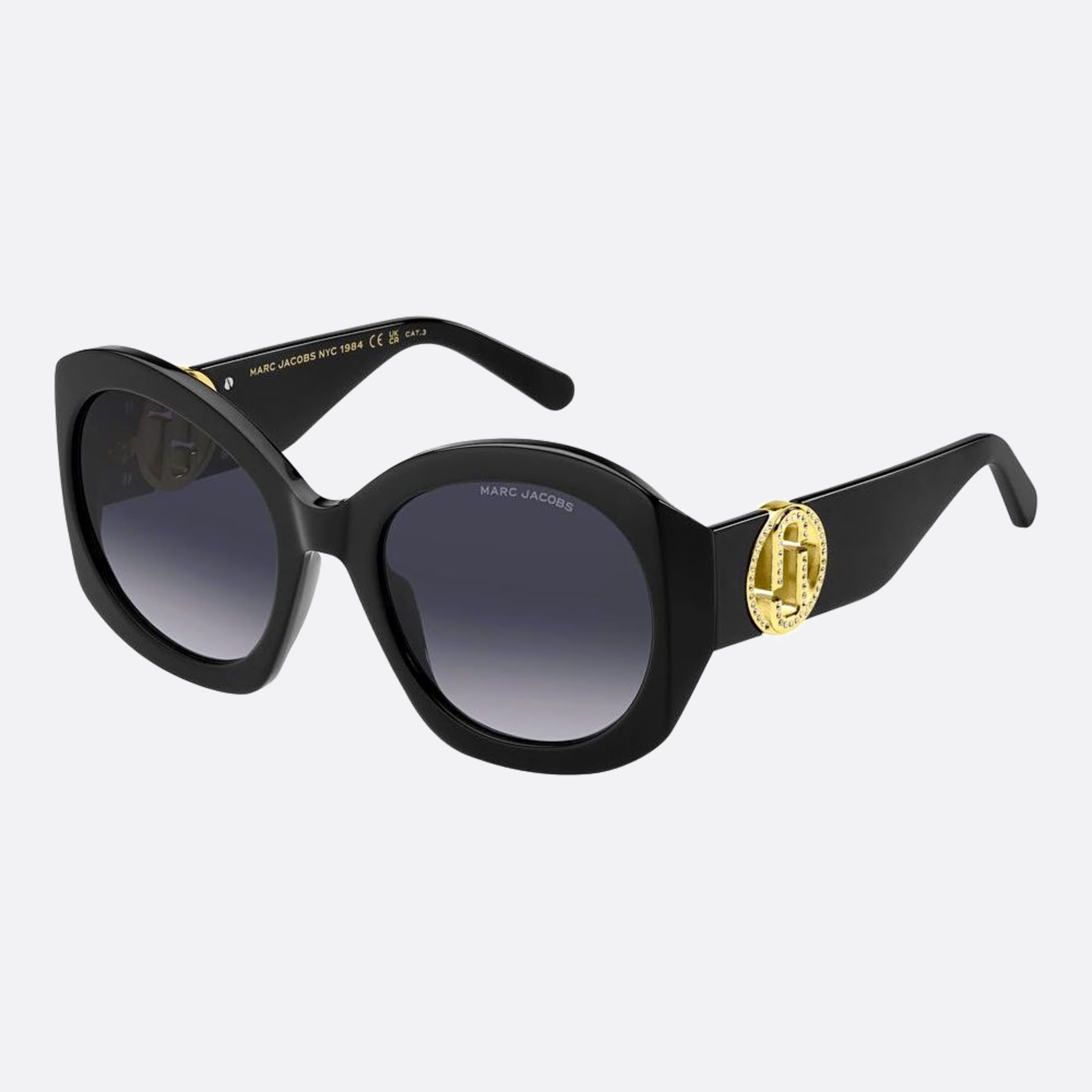 Marc 56mm Jacobs Marc 2m2 Black Butterfly Women Sunglasses - Side View