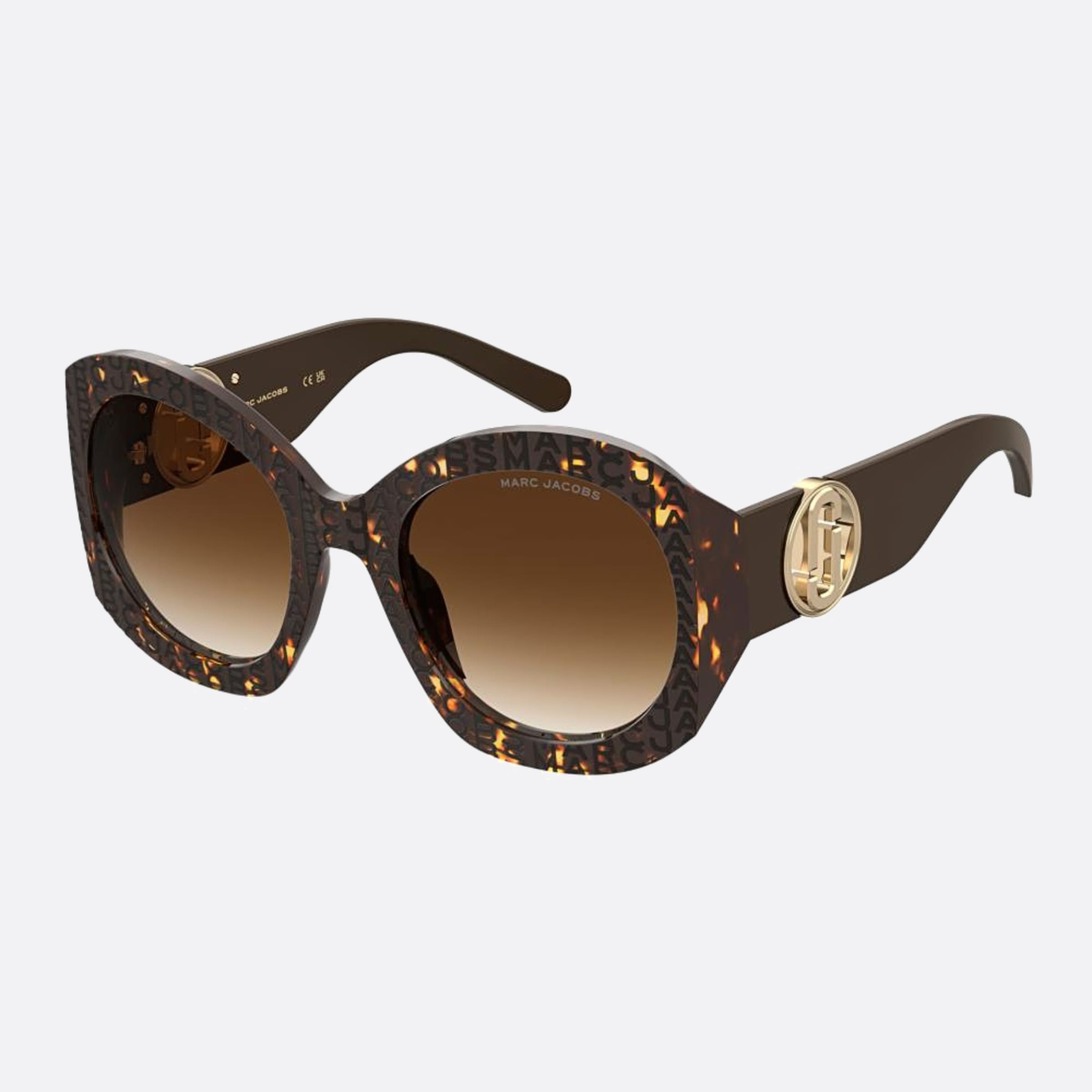 Marc 56mm Jacobs Marc Havana Butterfly Women Sunglasses - Side View