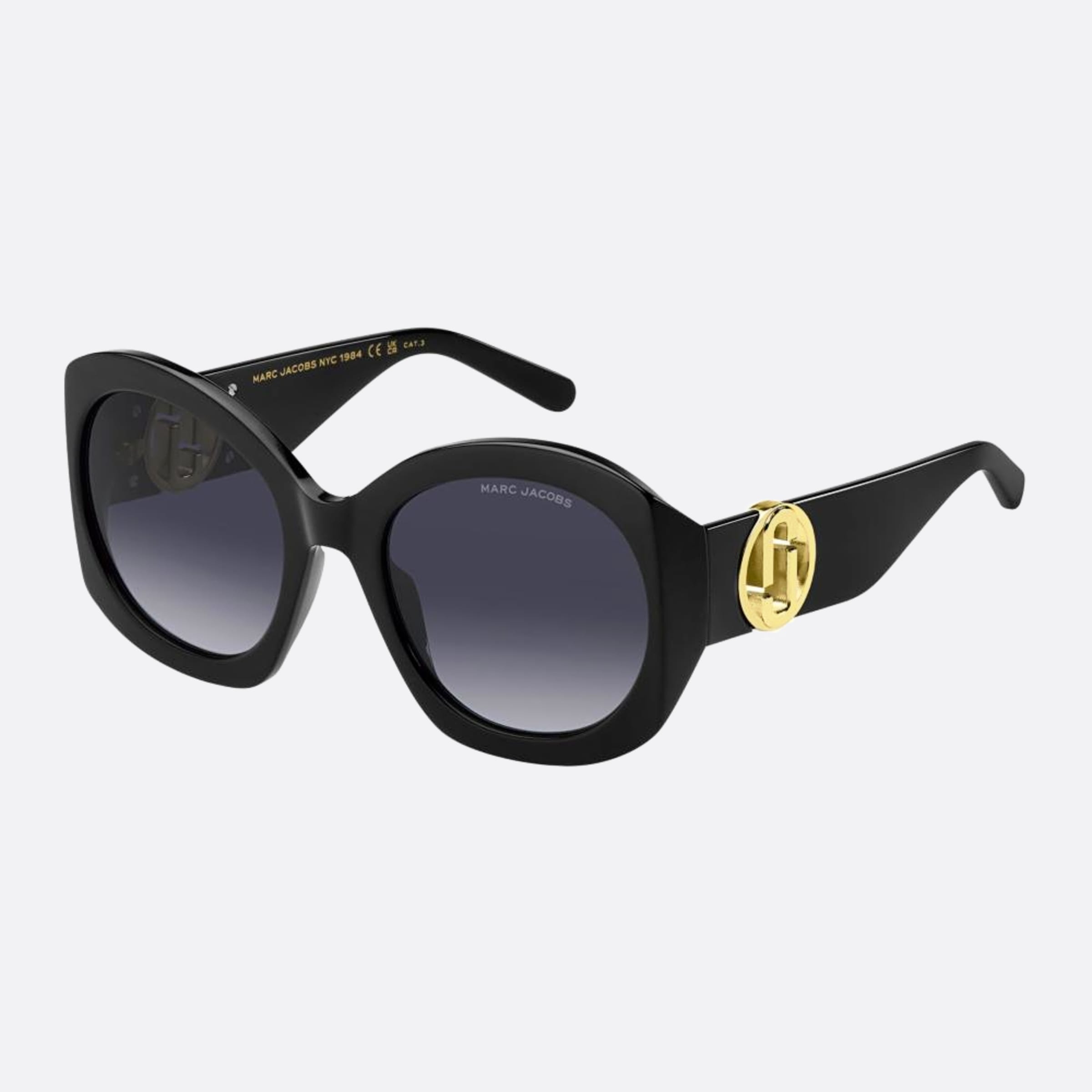 Marc 56mm Jacobs Marc Black Butterfly Women Sunglasses - Side View