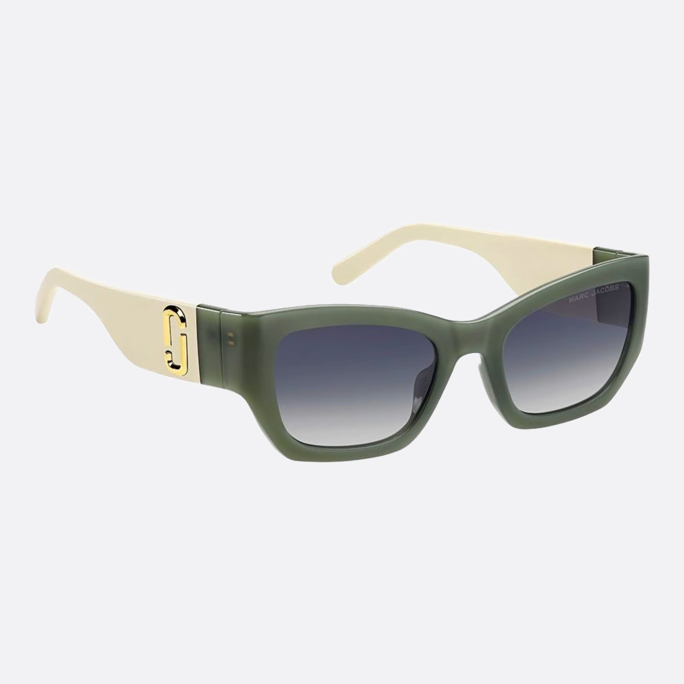 Marc 53mm Jacobs Marc 1ed Green Rectangle Women Sunglasses - Detail View